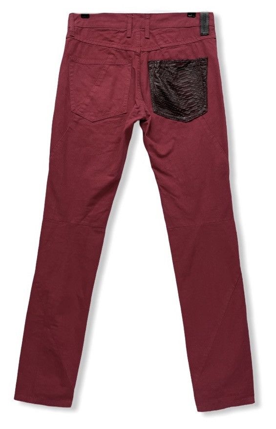 Isamu Katayama Backlash RARE! ISAMU KATAYAMA BACKLASH Snake Leather Pocket Pants Size US 29 - 3 Thumbnail