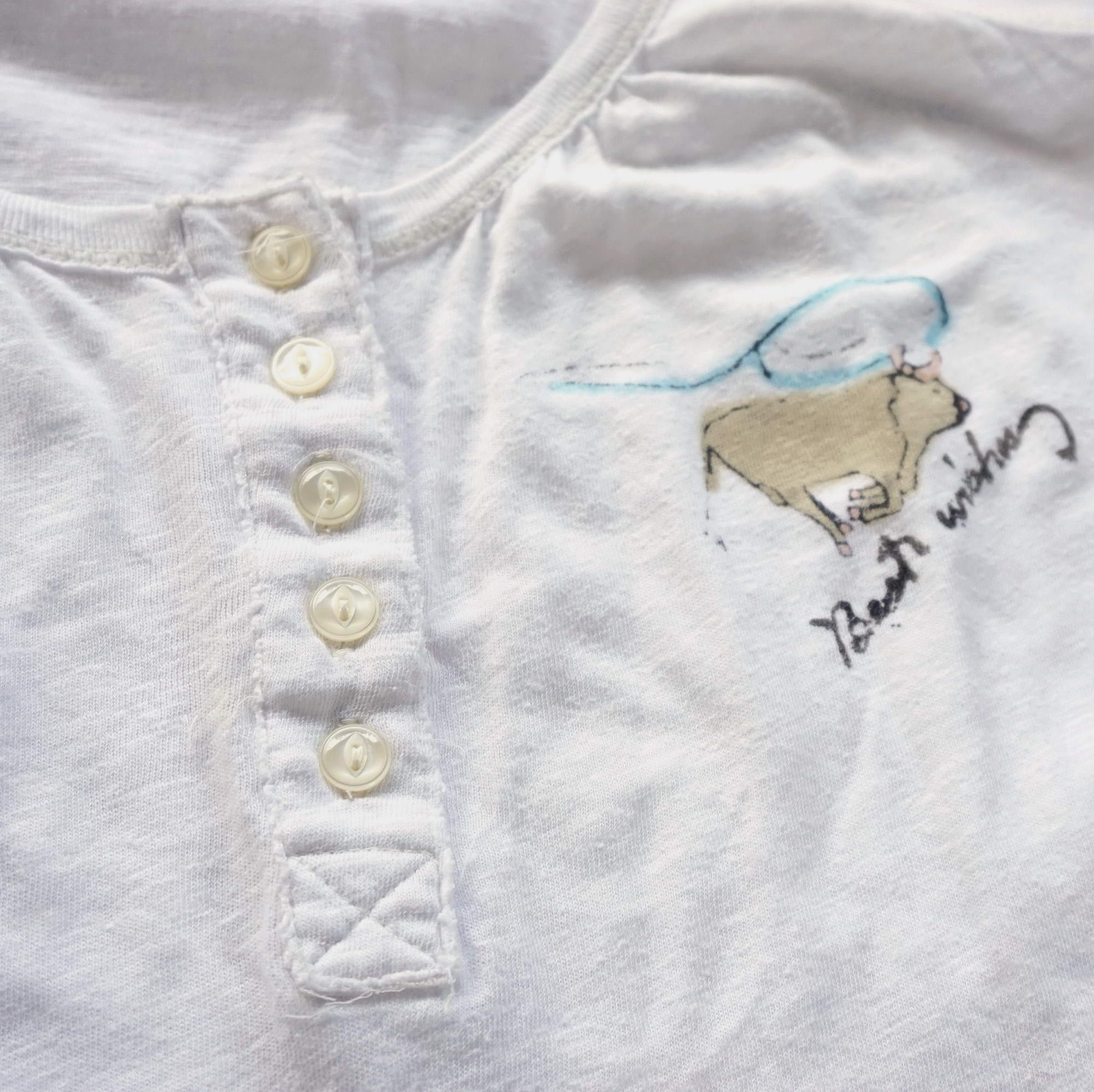 Designer × Paul Smith PAUL SMITH PINK Buttoned Spaghetti Strap T-Shirt Size M / US 6-8 / IT 42-44 - 5 Thumbnail