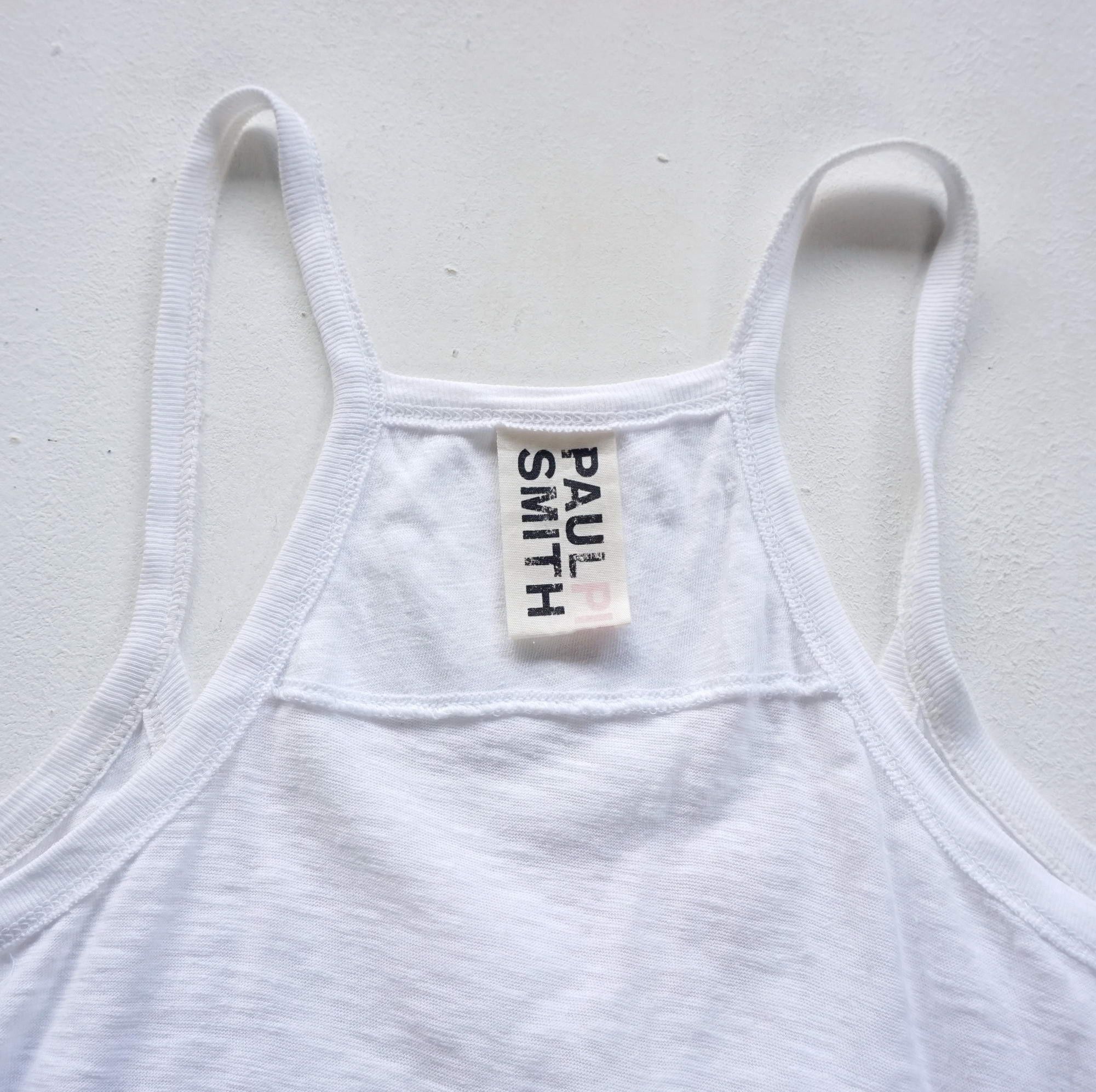 Designer × Paul Smith PAUL SMITH PINK Buttoned Spaghetti Strap T-Shirt Size M / US 6-8 / IT 42-44 - 9 Thumbnail