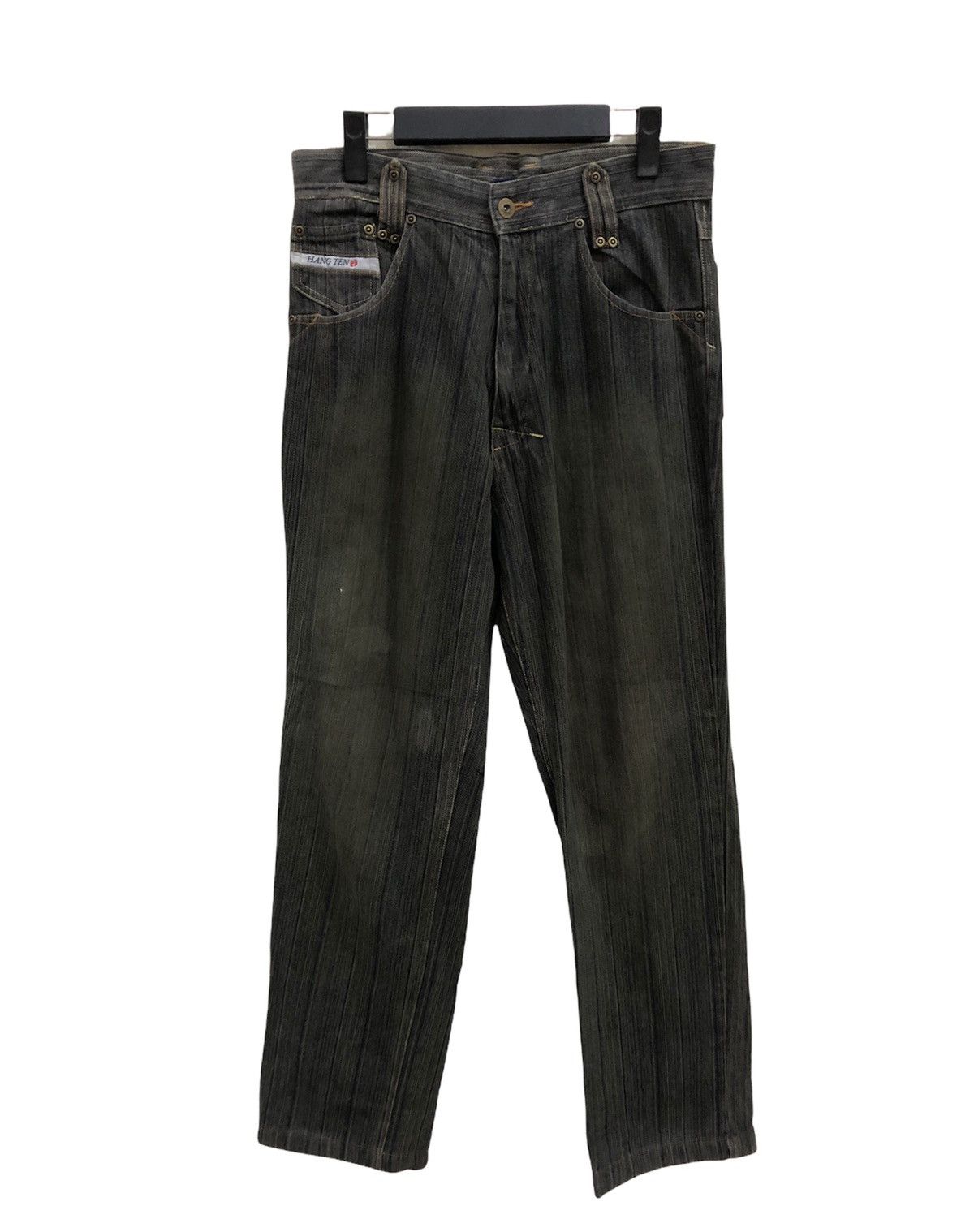 Hang Ten Vintage Hang ten Striped Design Denim Pant Size US 30 / EU 46 - 2 Thumbnail