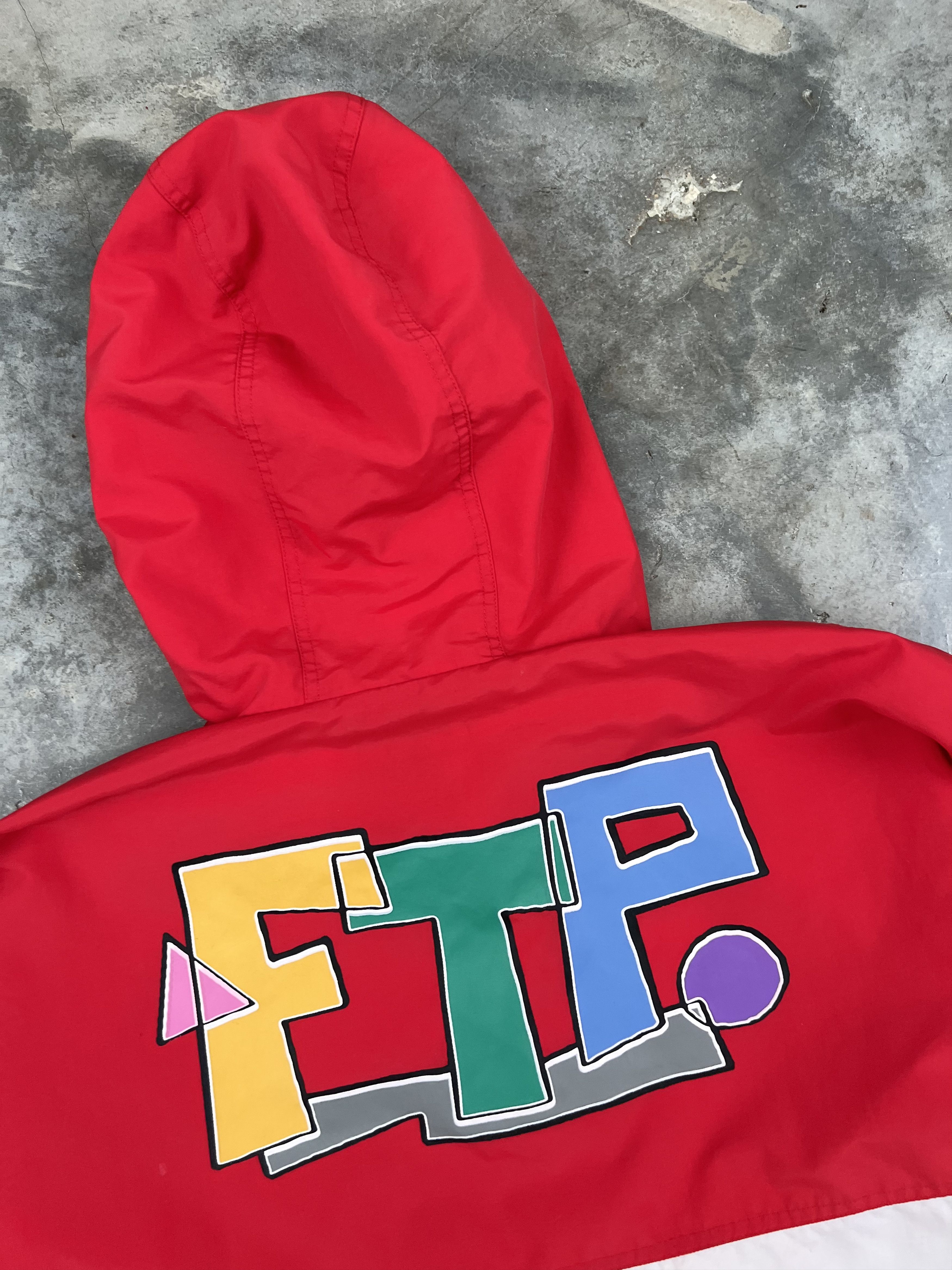 Fuck The Population FTP Color Block Logo Anorak Jacket Medium 🧊❄️🥣 Fuck Size US M / EU 48-50 / 2 - 2 Thumbnail