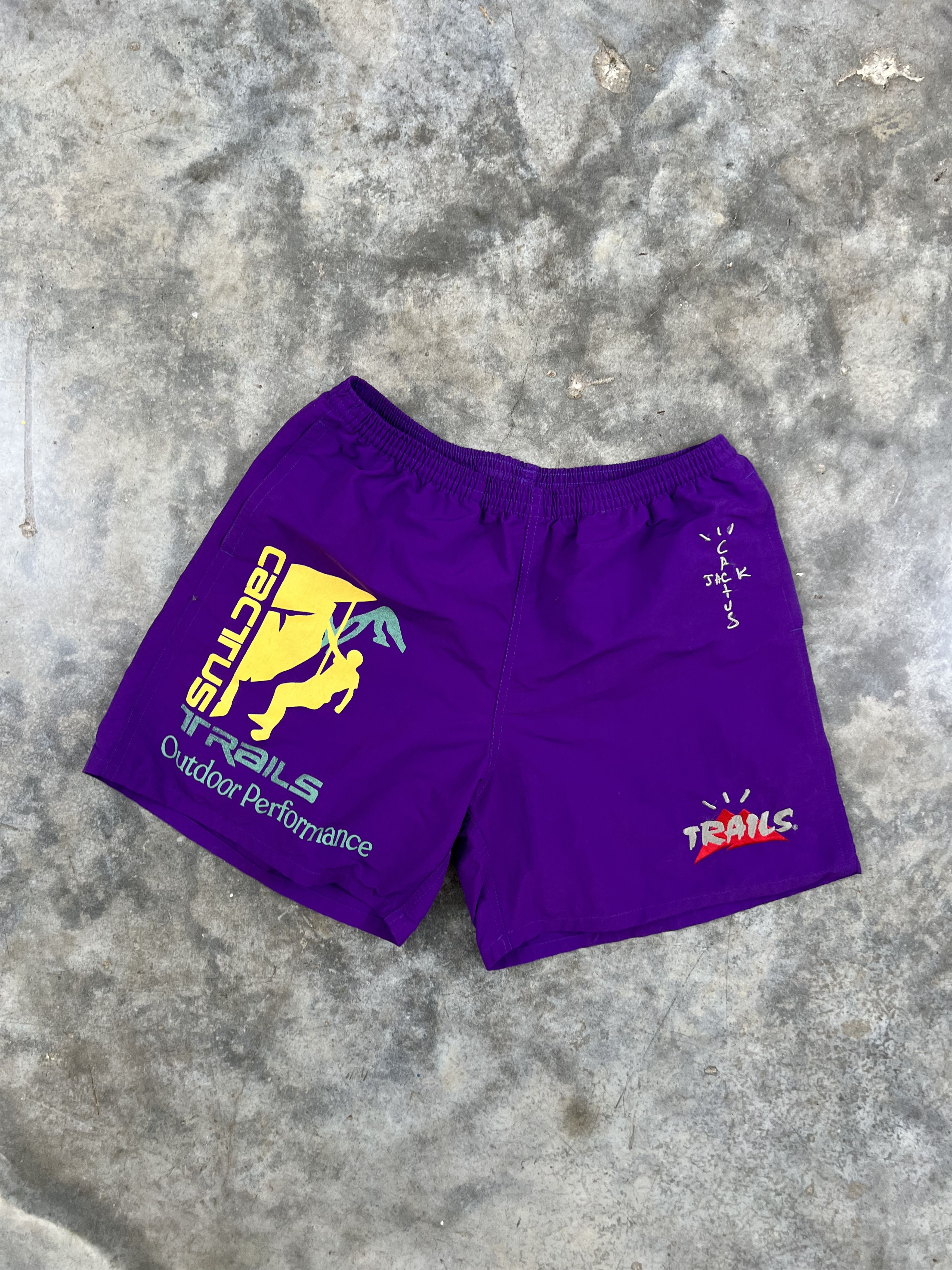 Travis Scott Trails Running Shorts Purple Medium 🧊❄️🥣 270