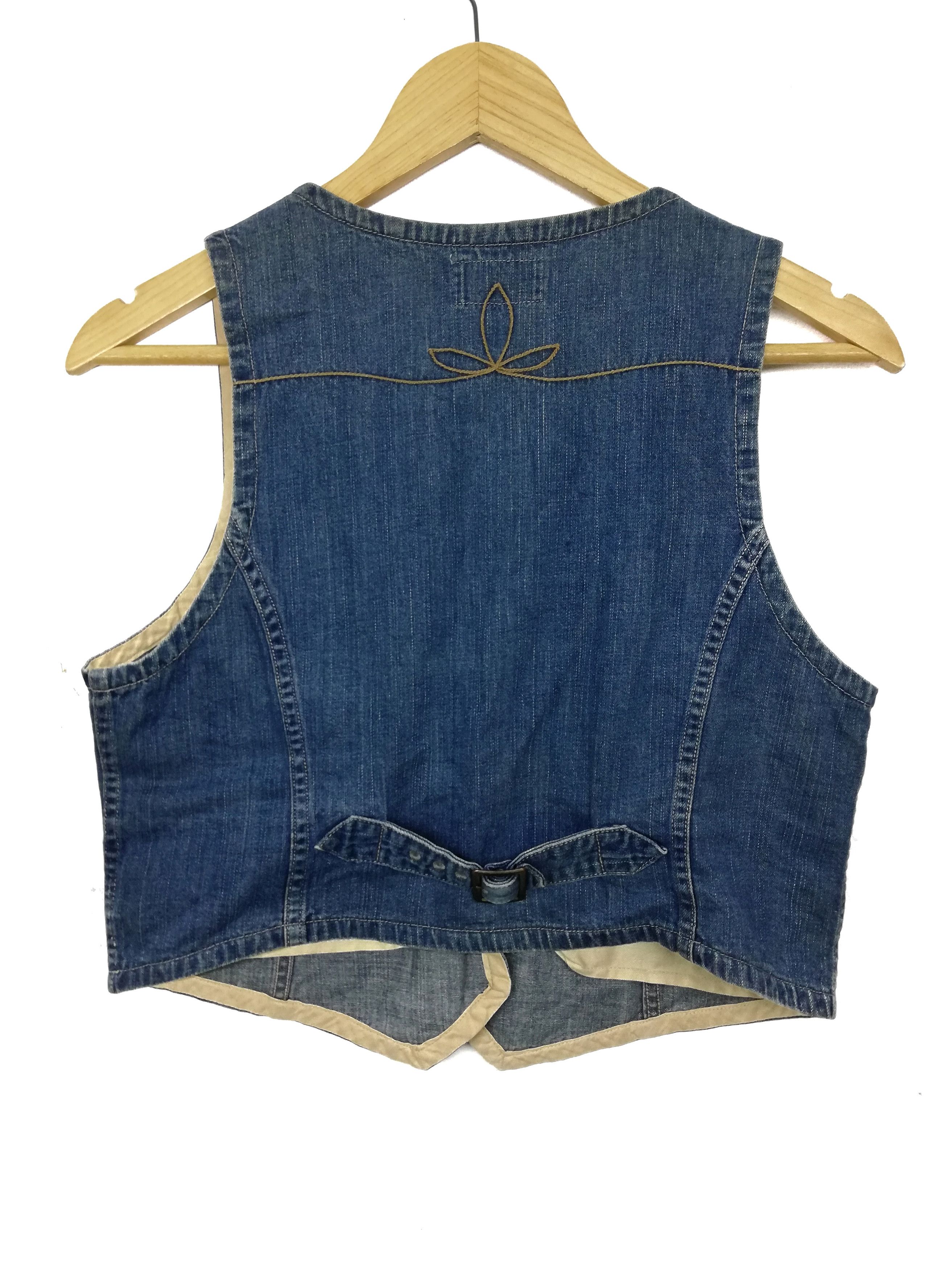 Blue Blue Japan × Japanese Brand 🔥Blue Blue Japan Indigo Denim Vests Jacket🔥 Size US S / EU 44-46 / 1 - 8 Thumbnail