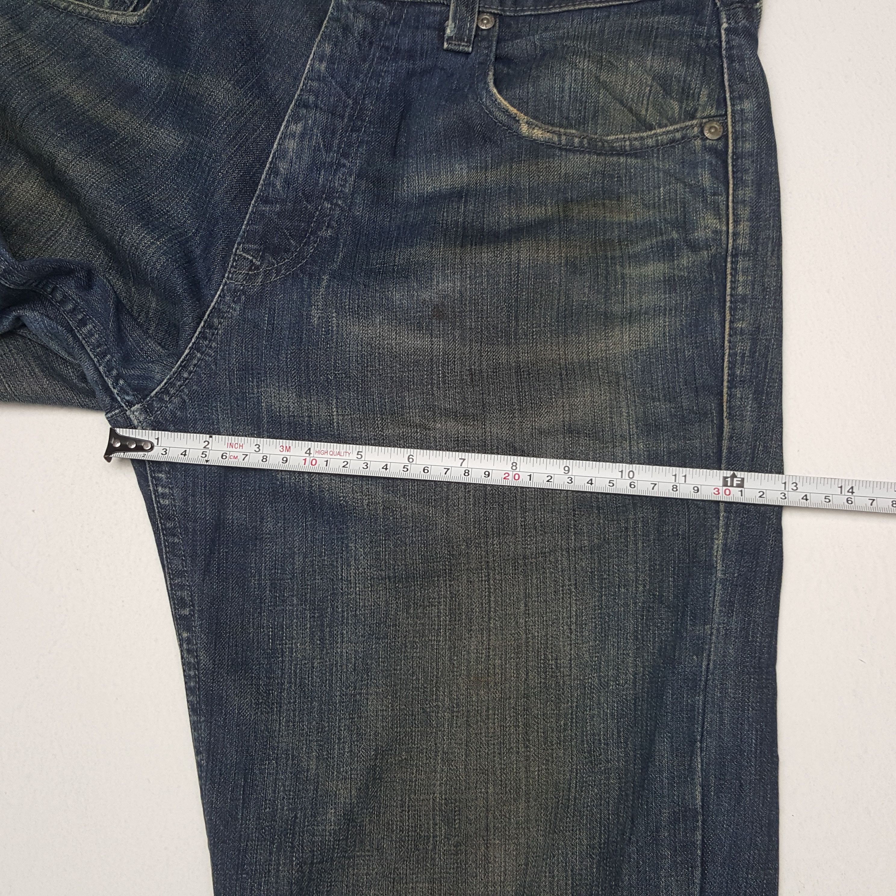 Stussy × Vintage Vintage Stussy Custom Art Big Logo Denim Size US 34 / EU 50 - 9 Thumbnail