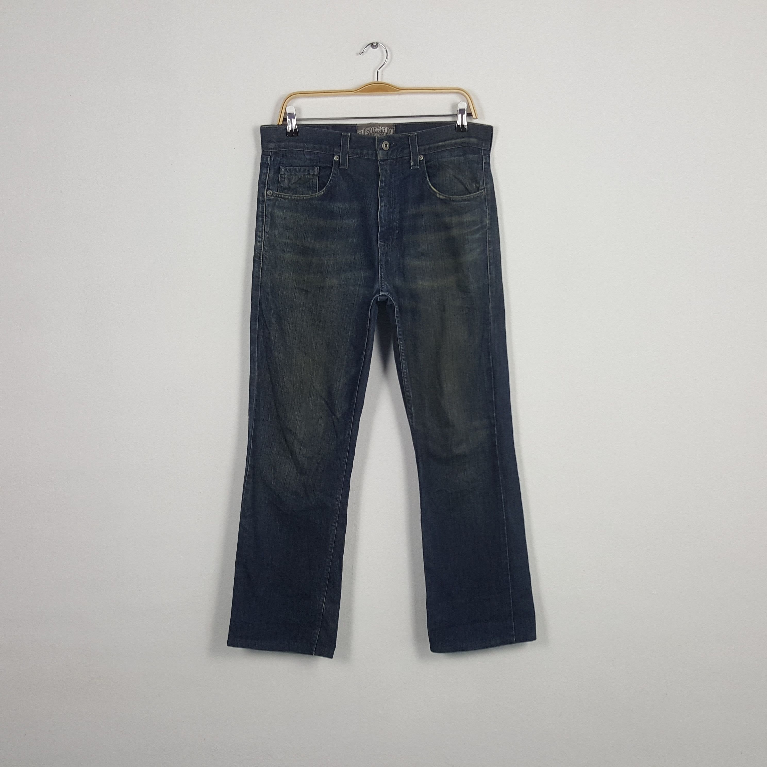 Stussy × Vintage Vintage Stussy Custom Art Big Logo Denim Size US 34 / EU 50 - 3 Thumbnail
