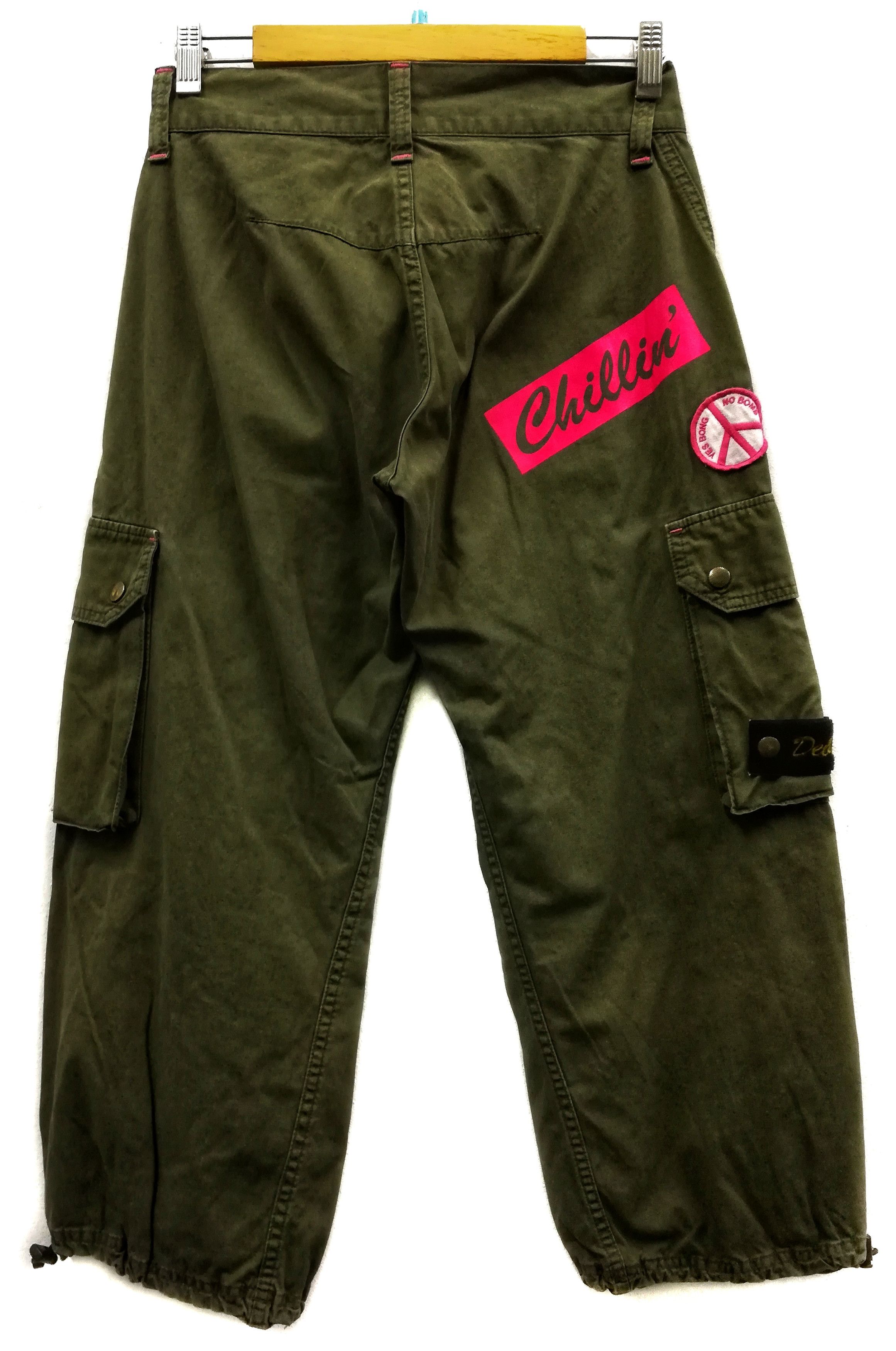Hysteric Glamour × Japanese Brand 🔥HG Tactical Cargos Pocket Drawstring Leg Trousers Pants🔥 Size US 29 - 1 Thumbnail