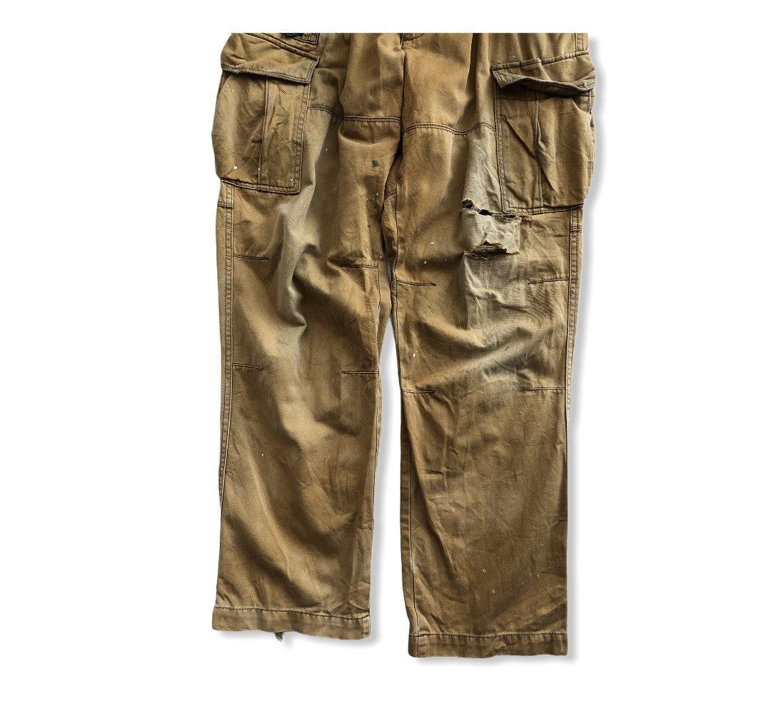 Japanese Brand Japanese Brand Burtle Patchwork Cargo PAnt Size US 33 - 3 Thumbnail
