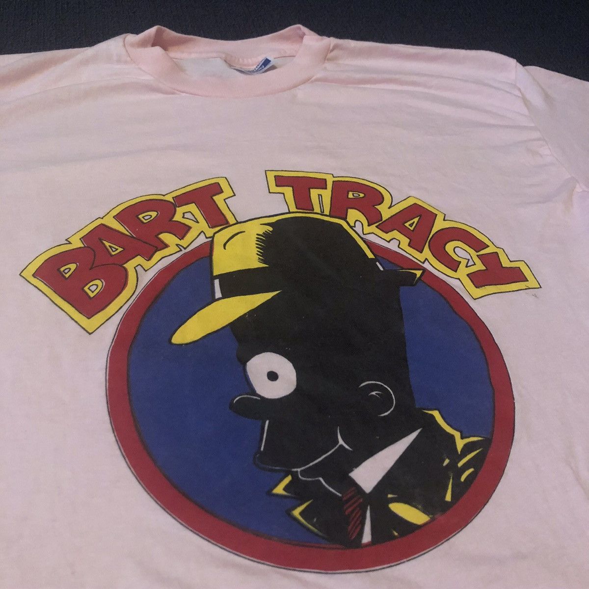 The Simpsons Vintage 1990s Bart Simpson Dick Black Bart Tracy Logo Tee Size US XL / EU 56 / 4 - 1 Thumbnail