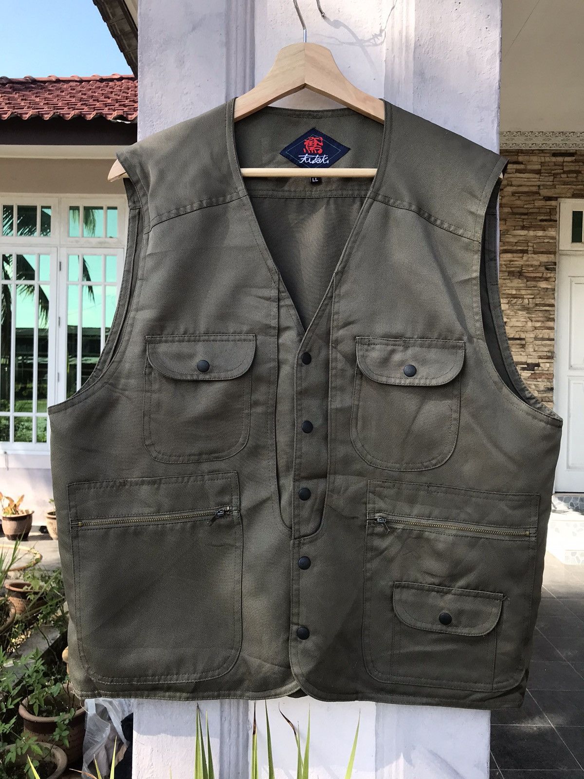 image of Voodoo Tactical Tactical Vest Jacket in Green, Men's (Size Medium)
