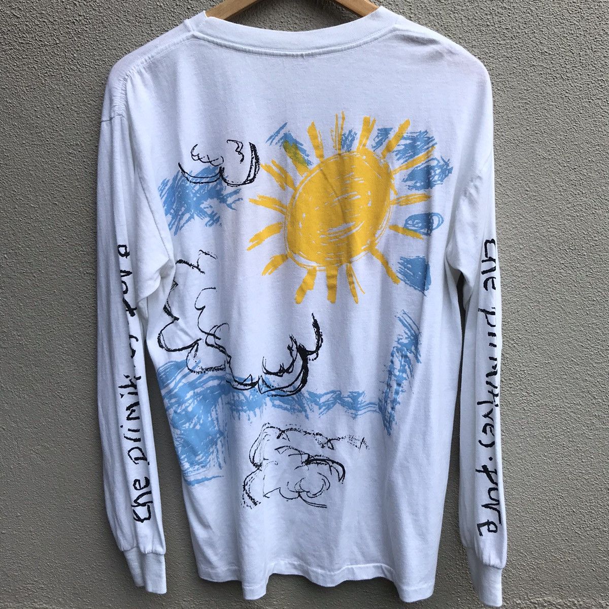 Band Tees Vintage rare 90s THE PRIMITIVES band new wave longsleeves Size US L / EU 52-54 / 3 - 3 Thumbnail