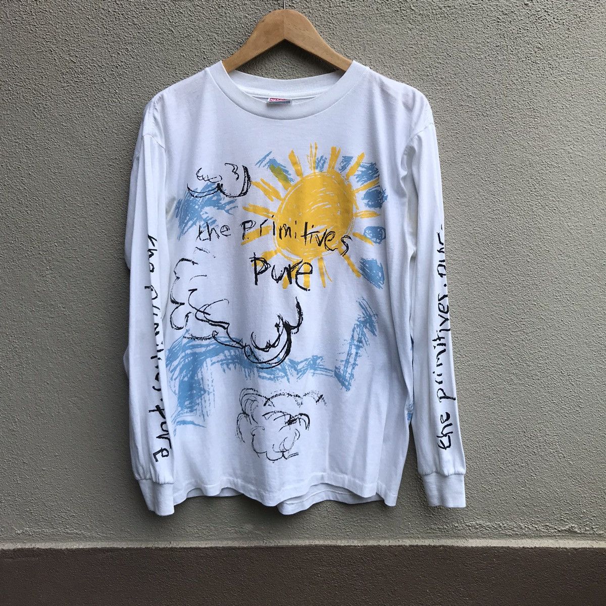 Band Tees Vintage rare 90s THE PRIMITIVES band new wave longsleeves Size US L / EU 52-54 / 3 - 1 Thumbnail