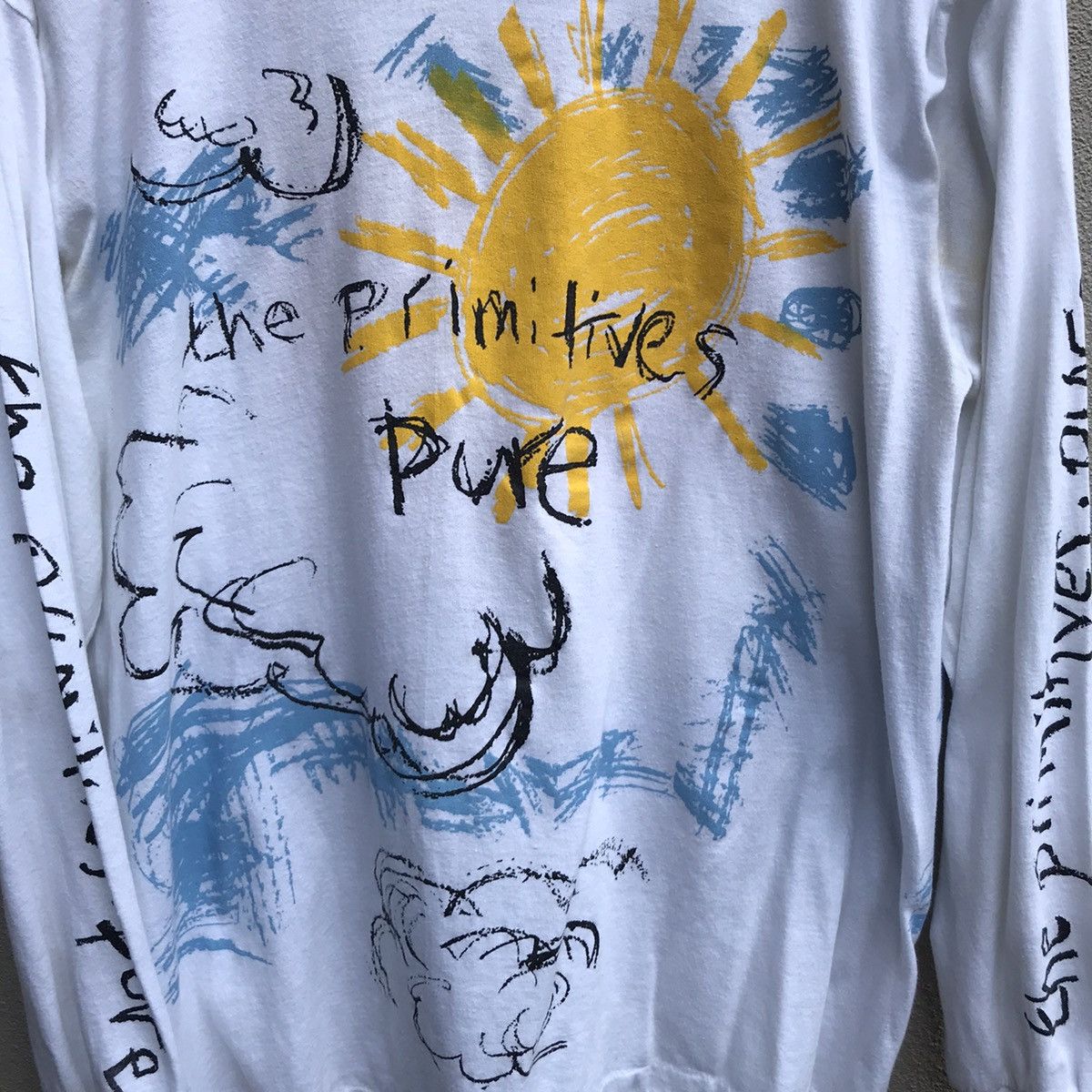 Band Tees Vintage rare 90s THE PRIMITIVES band new wave longsleeves Size US L / EU 52-54 / 3 - 4 Thumbnail