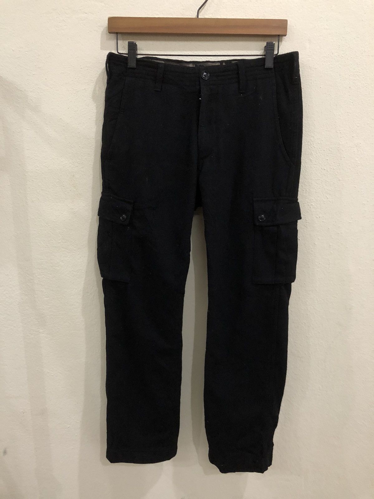 United Arrows Green Label Relaxing Cargo Wool Pant Size US 29 - 2 Thumbnail