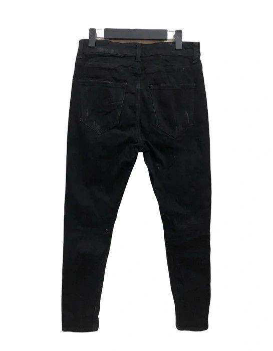 Zara Zara Distressed Black Denim Pant Size US 30 / EU 46 - 2 Thumbnail