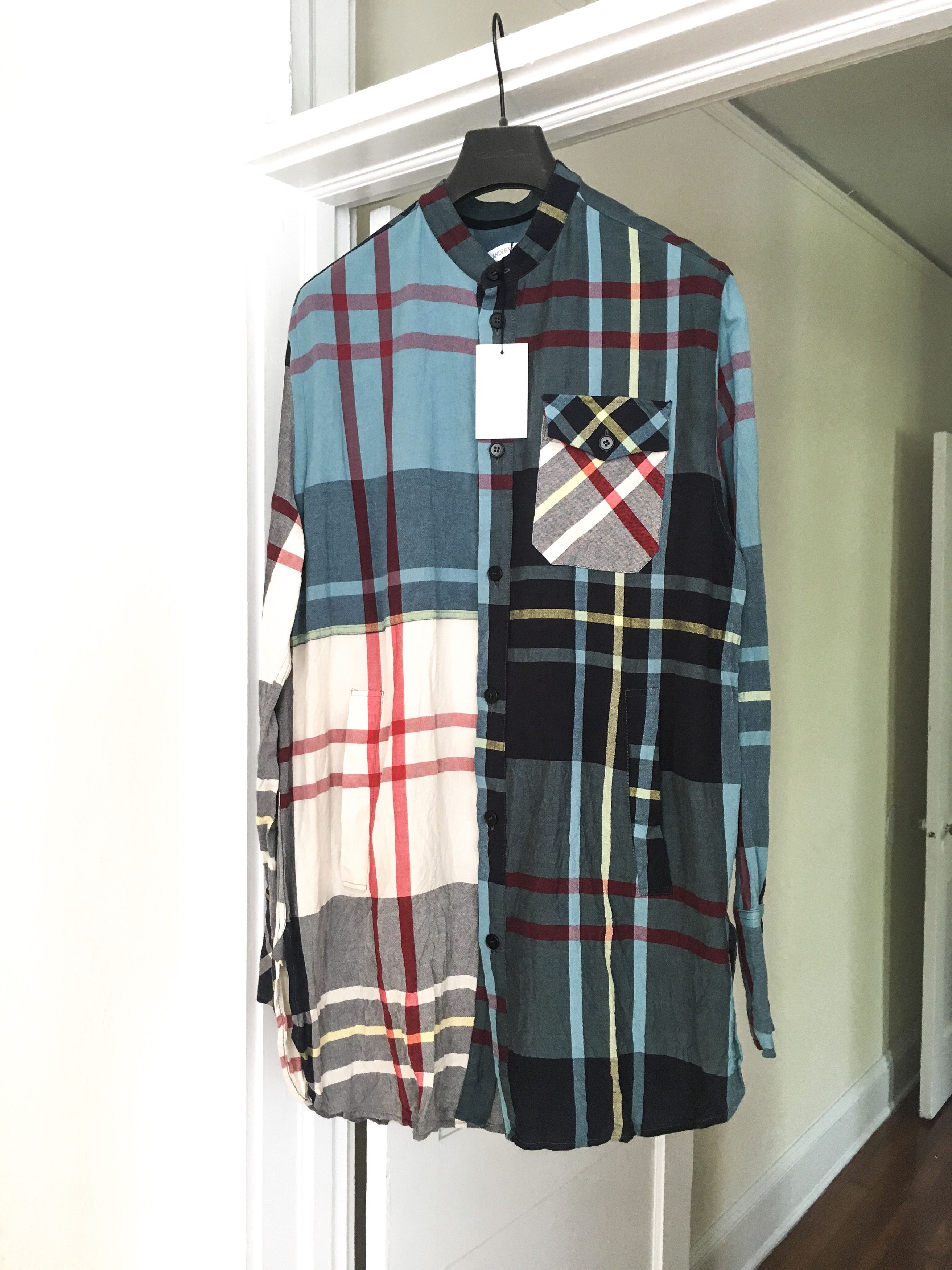 JW Anderson J.W ANDERSON CRINKLE CHECKER SHIRT Size US M / EU 48-50 / 2 - 1 Thumbnail