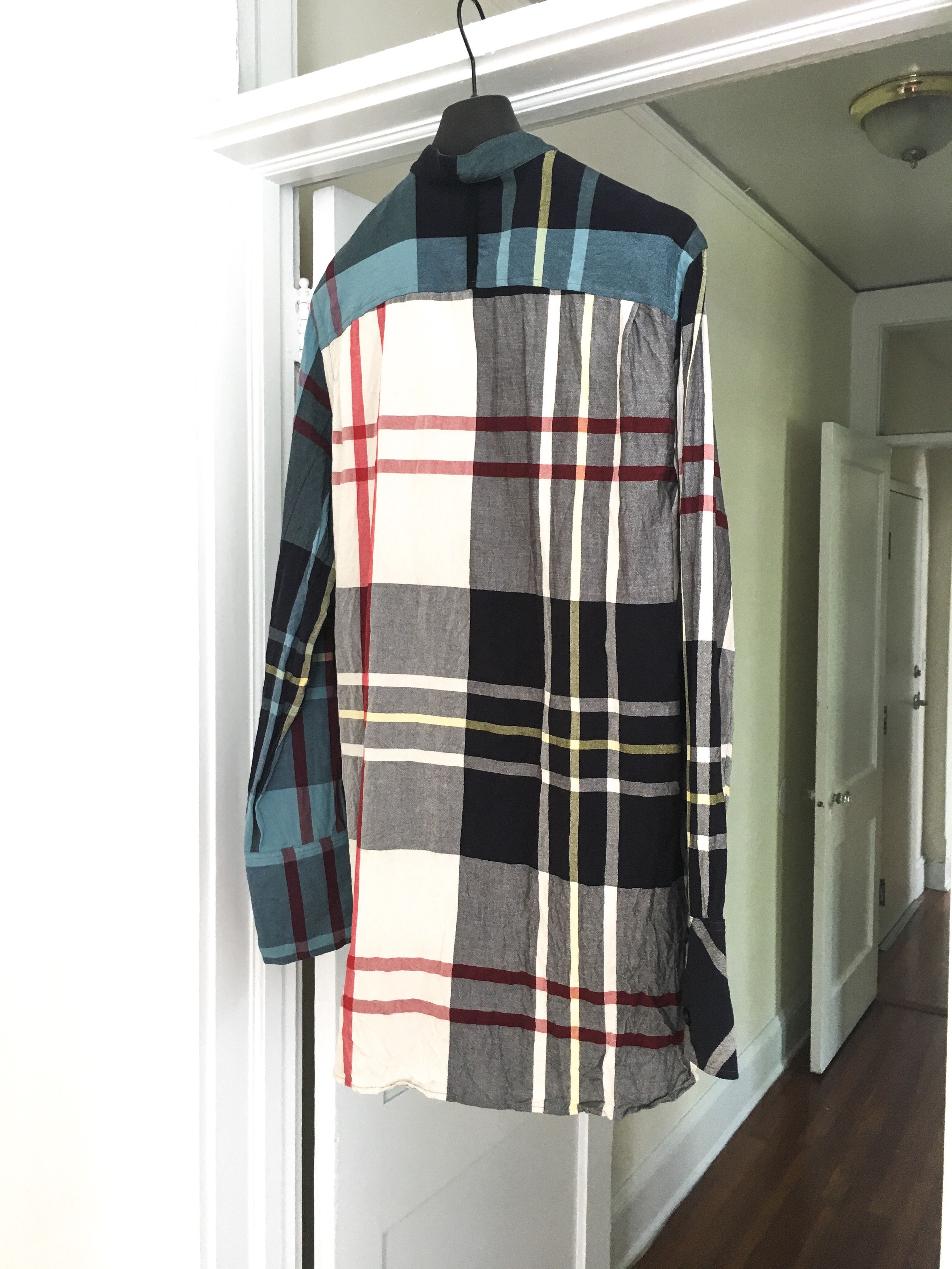 JW Anderson J.W ANDERSON CRINKLE CHECKER SHIRT Size US M / EU 48-50 / 2 - 2 Thumbnail
