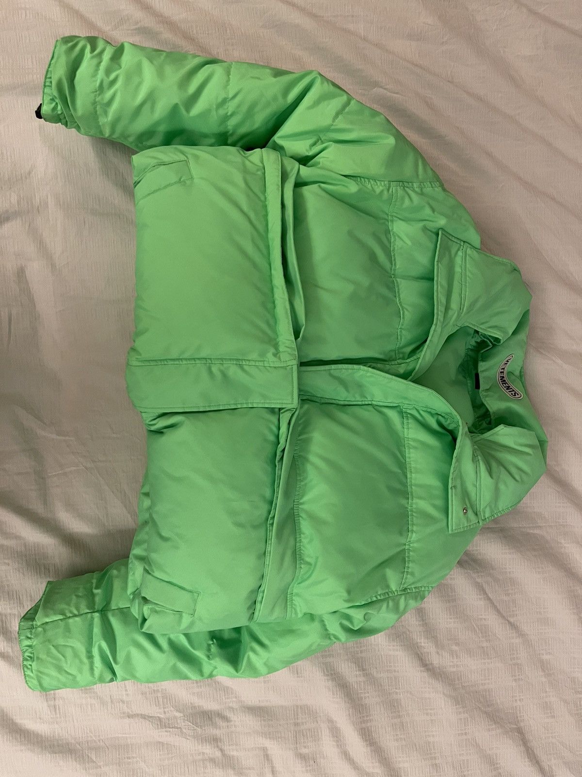 Vetements Reversible and convertible fluorescent puffer jacket Size US L / EU 52-54 / 3 - 3 Thumbnail