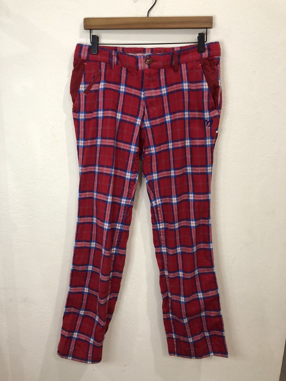 Seditionaries Japanese Brand Master Bunny Plaid Tartan Pant Size US 32 / EU 48 - 2 Thumbnail