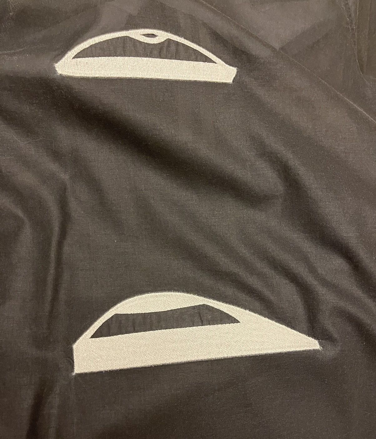 Rick Owens SS16 cyclops embroidered nipslip tee Size US L / EU 52-54 / 3 - 2 Thumbnail
