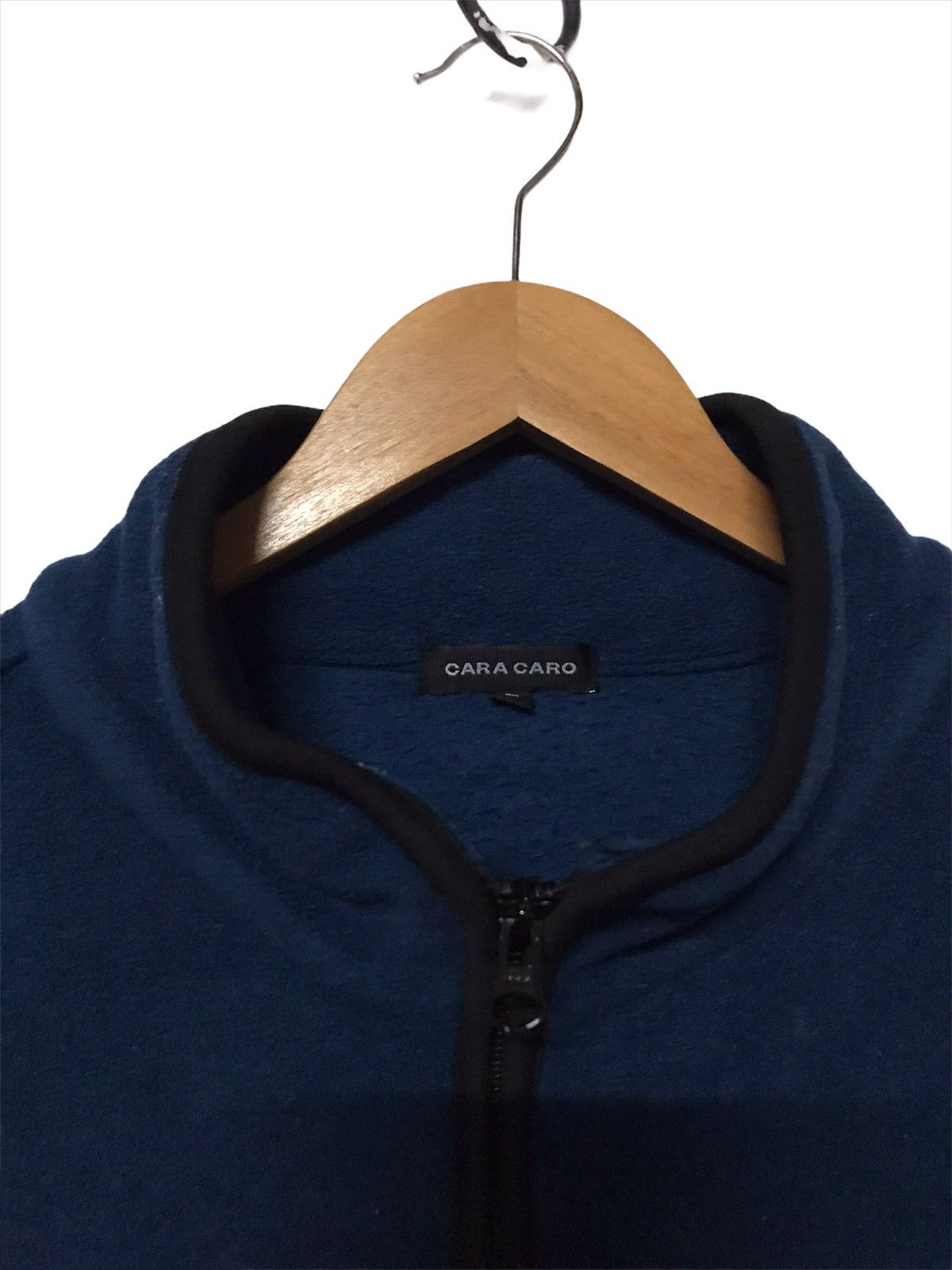 Japanese Brand 🔥Cara Caro Zipper Neck Sweatshirts Size US XL / EU 56 / 4 - 4 Thumbnail