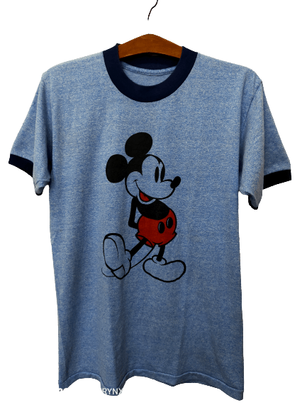 Mickey Mouse VINTAGE RINGER MICKEY MOUSE Size US S / EU 44-46 / 1 - 1 Thumbnail
