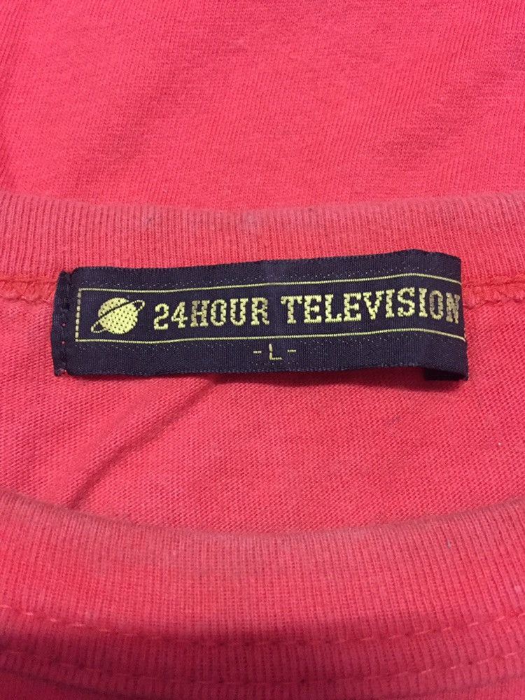 Japanese Brand Bape 24 Hour Television Tee Size L Size US L / EU 52-54 / 3 - 3 Thumbnail
