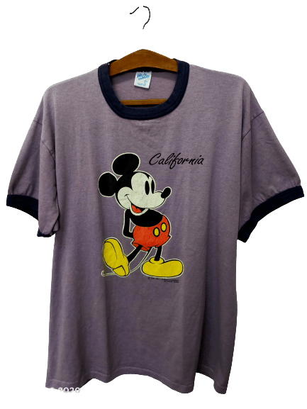 Mickey Mouse VINTAGE RINGER MICKEY MOUSE Size US L / EU 52-54 / 3 - 1 Thumbnail