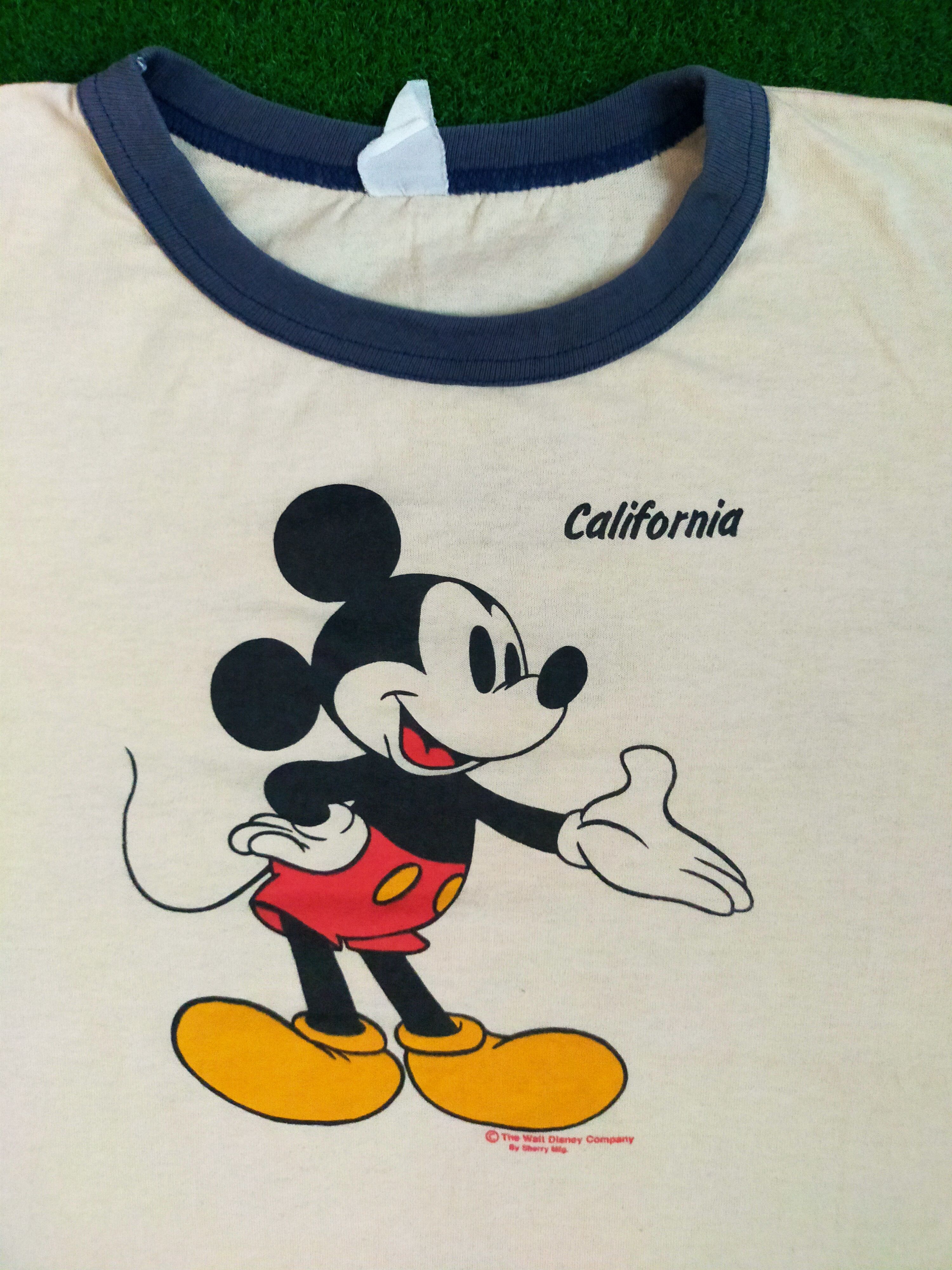 Disney VINTAGE RINGER MICKEY MOUSE CALIFORNIA Size US L / EU 52-54 / 3 - 2 Thumbnail