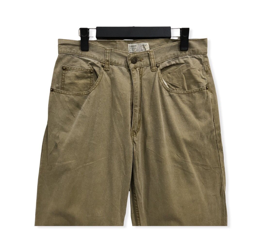 Banana Republic × Vintage Vintage Banana Republic Baggy Casual Pant Size US 30 / EU 46 - 3 Thumbnail