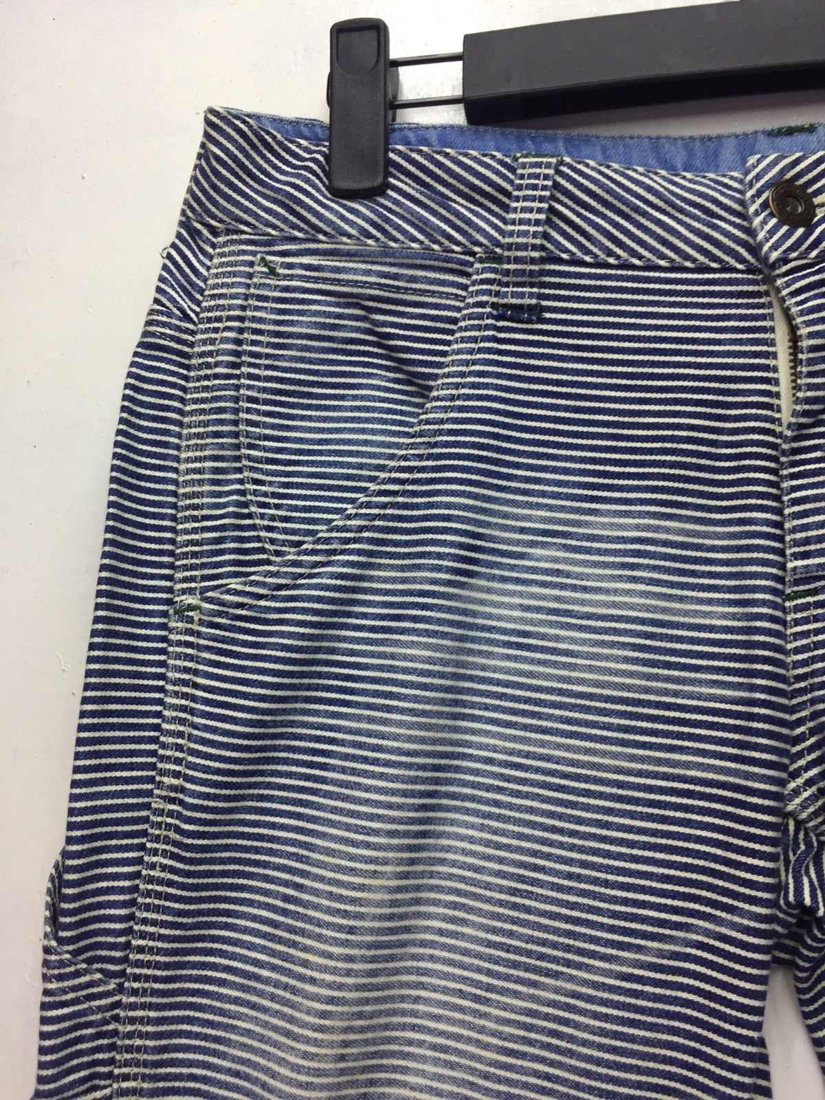 Japanese Brand Vintage Heart Market Stripe Pant Size US 30 / EU 46 - 5 Thumbnail