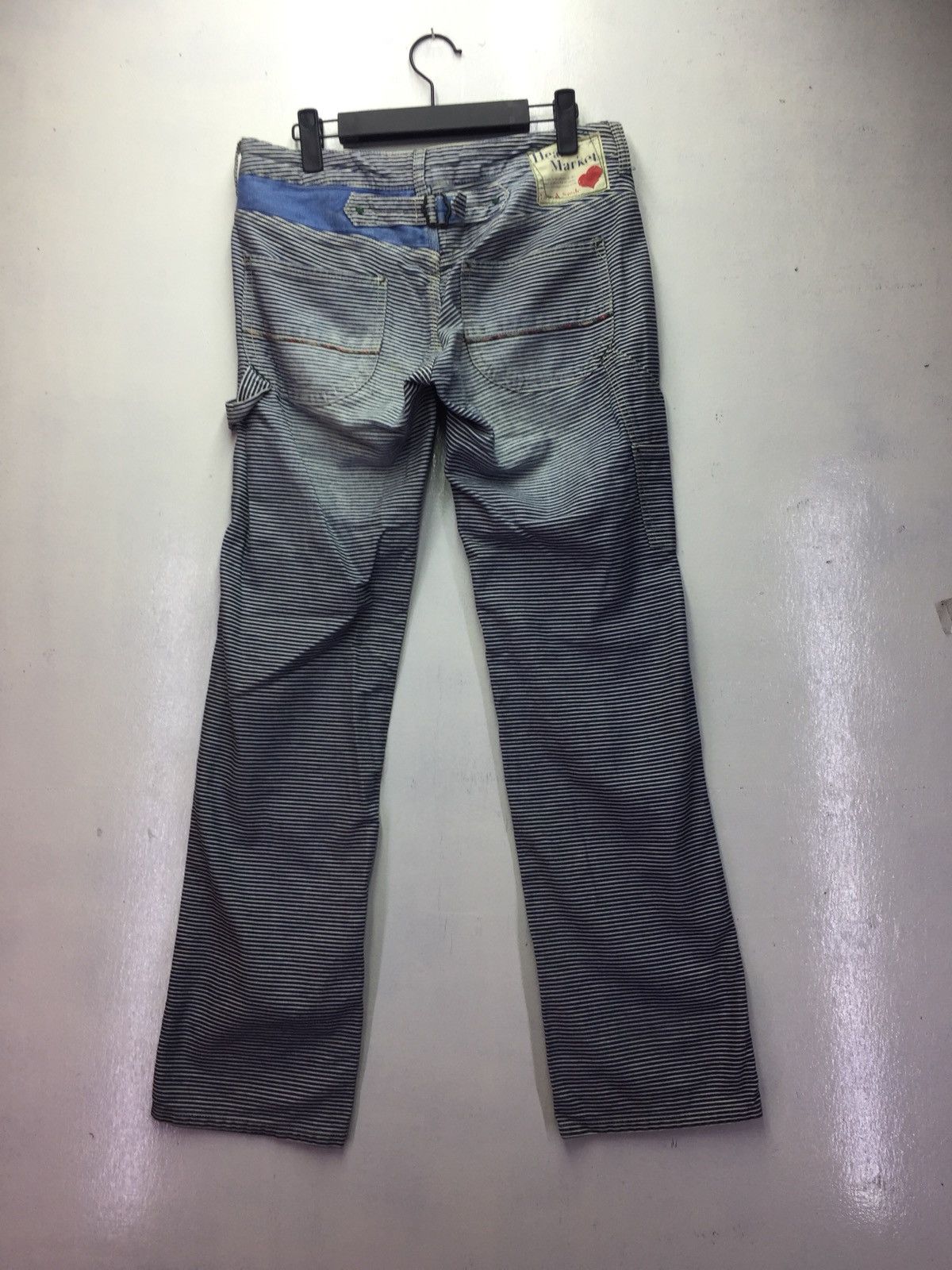 Japanese Brand Vintage Heart Market Stripe Pant Size US 30 / EU 46 - 2 Thumbnail