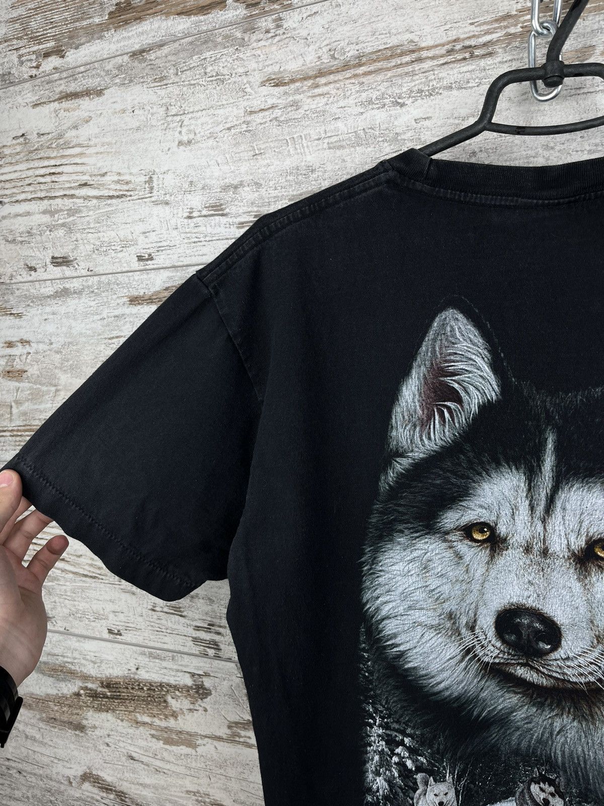 Vintage Vintage Wolf streetwear animal tee size L Size US L / EU 52-54 / 3 - 16 Thumbnail