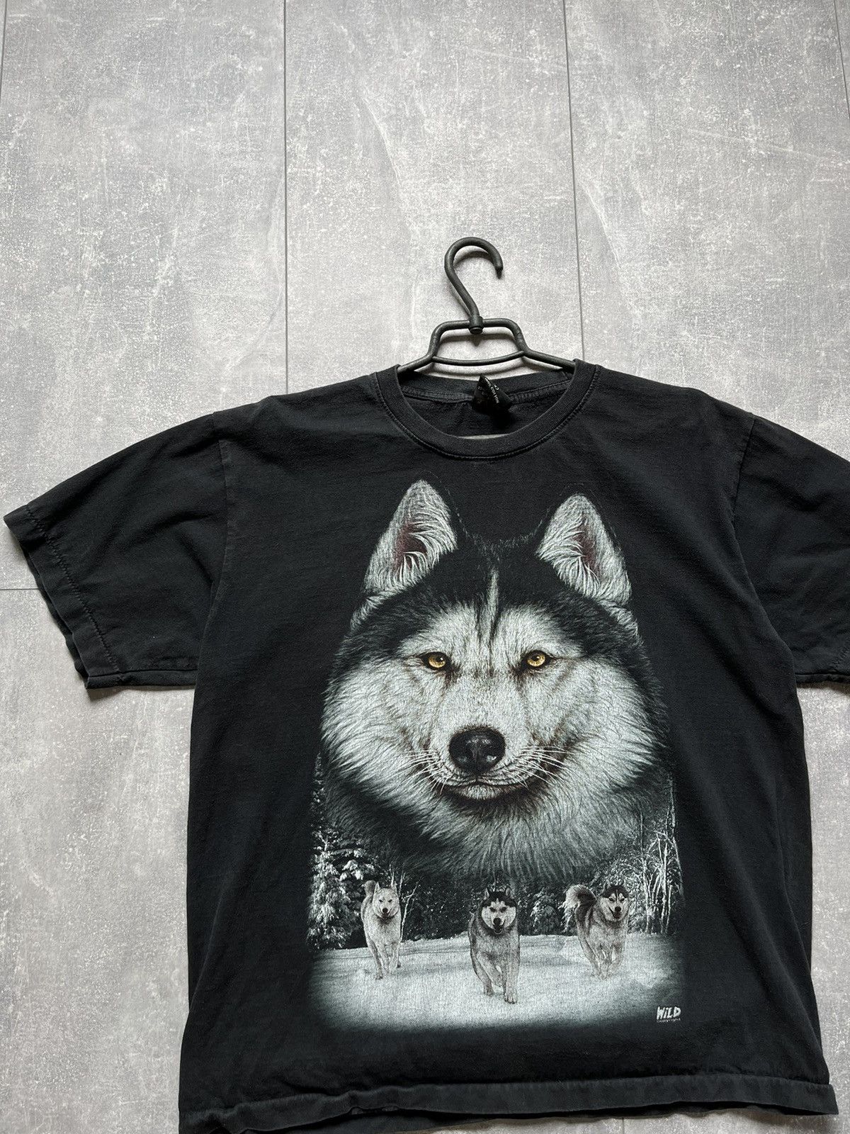 Vintage Vintage Wolf streetwear animal tee size L Size US L / EU 52-54 / 3 - 4 Thumbnail