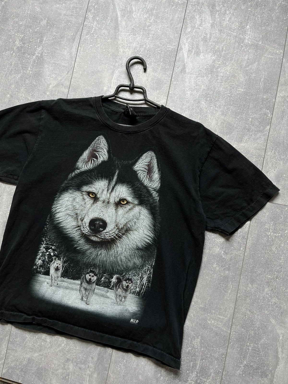 Vintage Vintage Wolf streetwear animal tee size L Size US L / EU 52-54 / 3 - 3 Thumbnail
