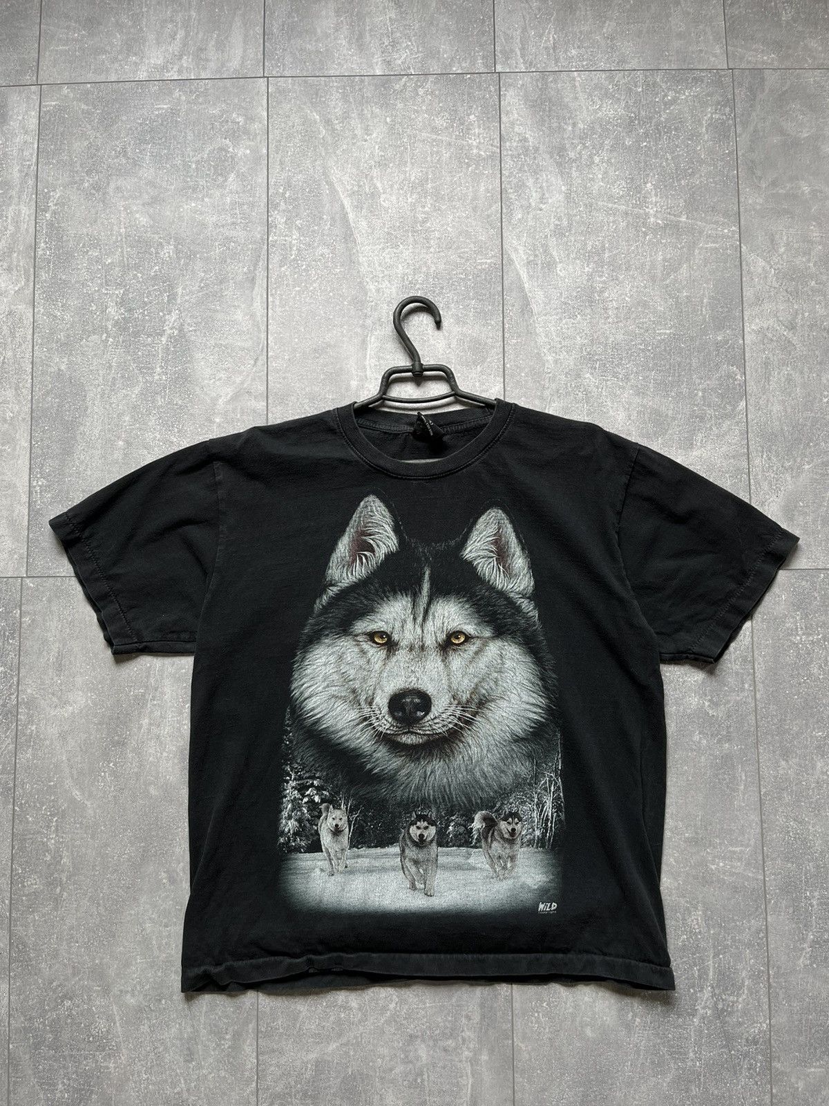 Vintage Vintage Wolf streetwear animal tee size L Size US L / EU 52-54 / 3 - 2 Thumbnail