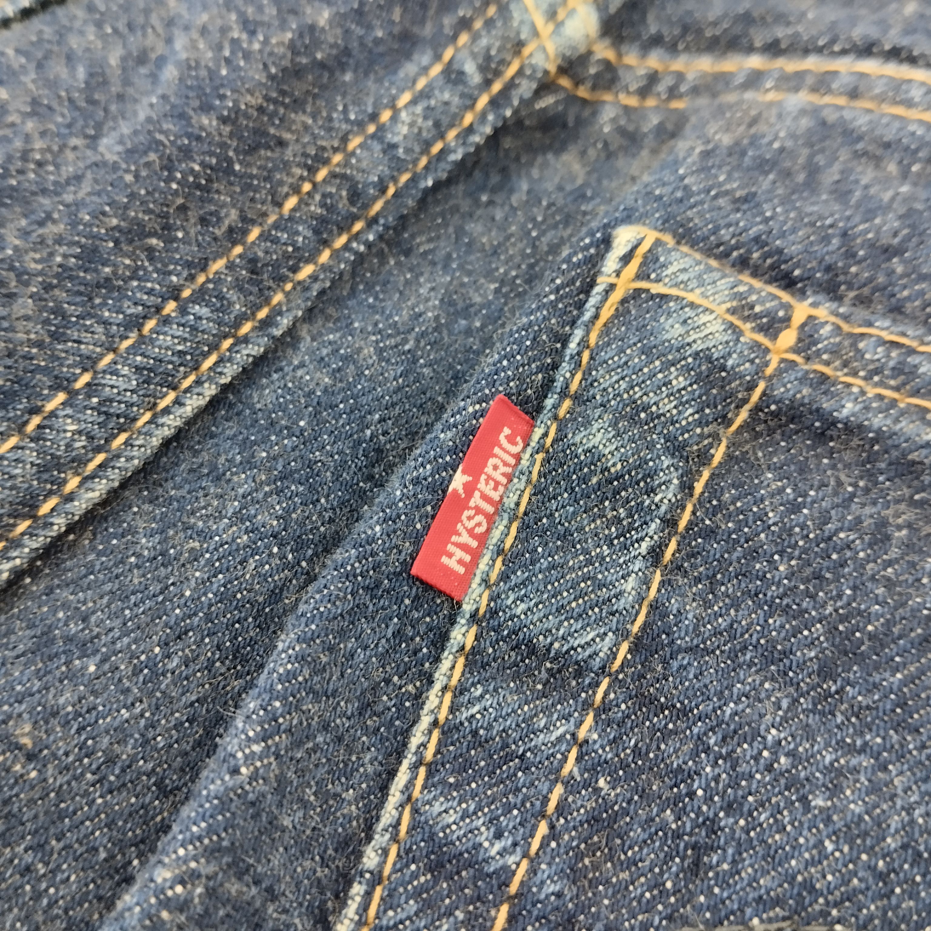 Hysteric Glamour × Japanese Brand × Vintage Hysteric Glamour Japanese Brand Custom Face Style Jeans Size US 27 - 13 Thumbnail