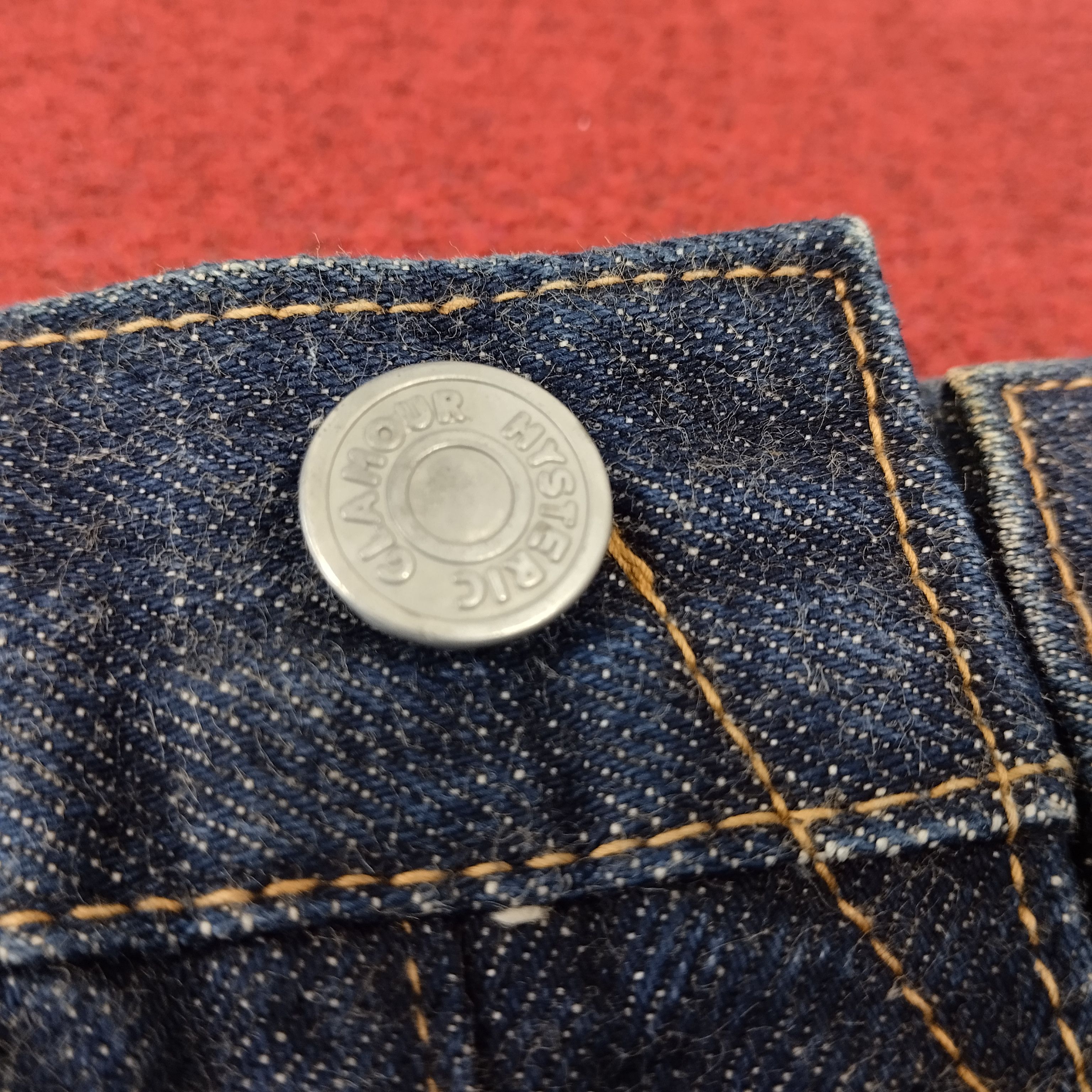 Hysteric Glamour × Japanese Brand × Vintage Hysteric Glamour Japanese Brand Custom Face Style Jeans Size US 27 - 8 Thumbnail