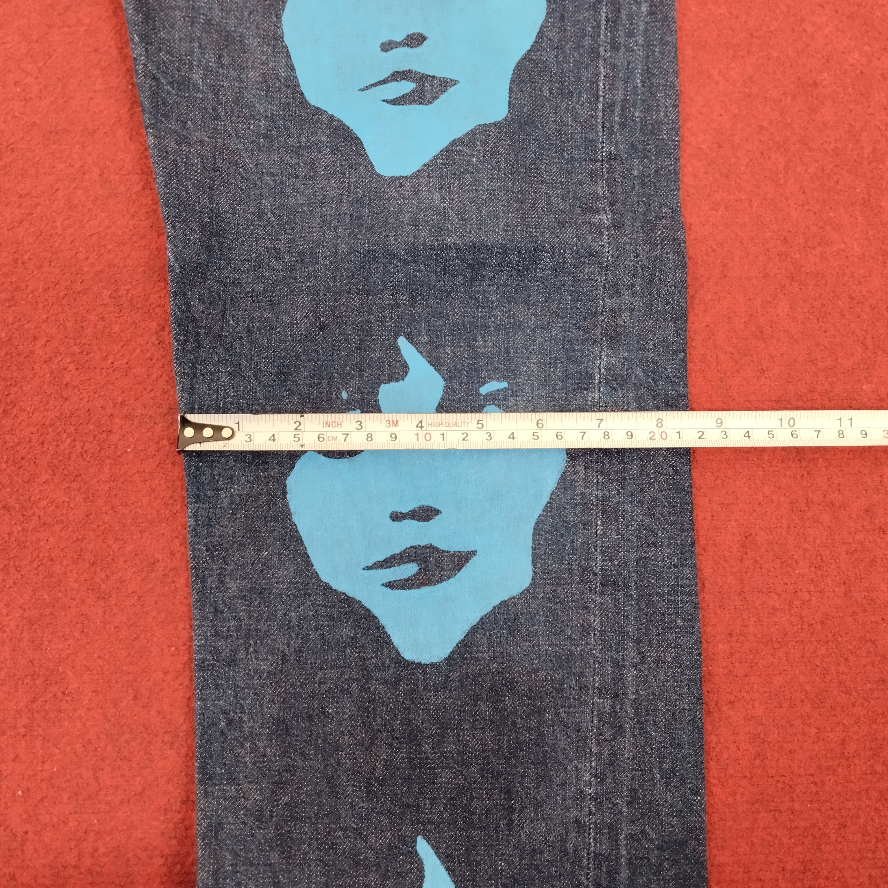 Hysteric Glamour × Japanese Brand × Vintage Hysteric Glamour Japanese Brand Custom Face Style Jeans Size US 27 - 19 Thumbnail