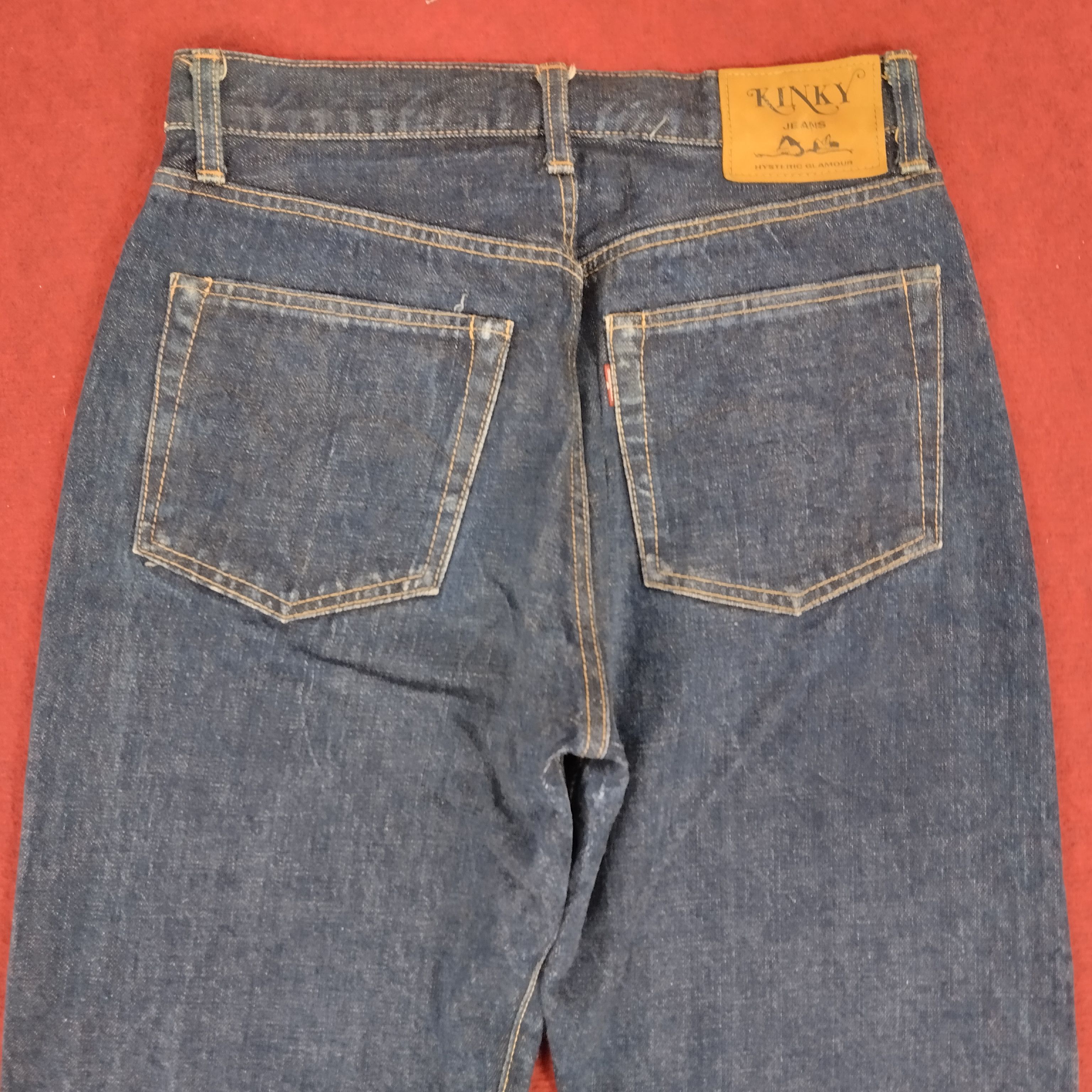 Hysteric Glamour × Japanese Brand × Vintage Hysteric Glamour Japanese Brand Custom Face Style Jeans Size US 27 - 5 Thumbnail