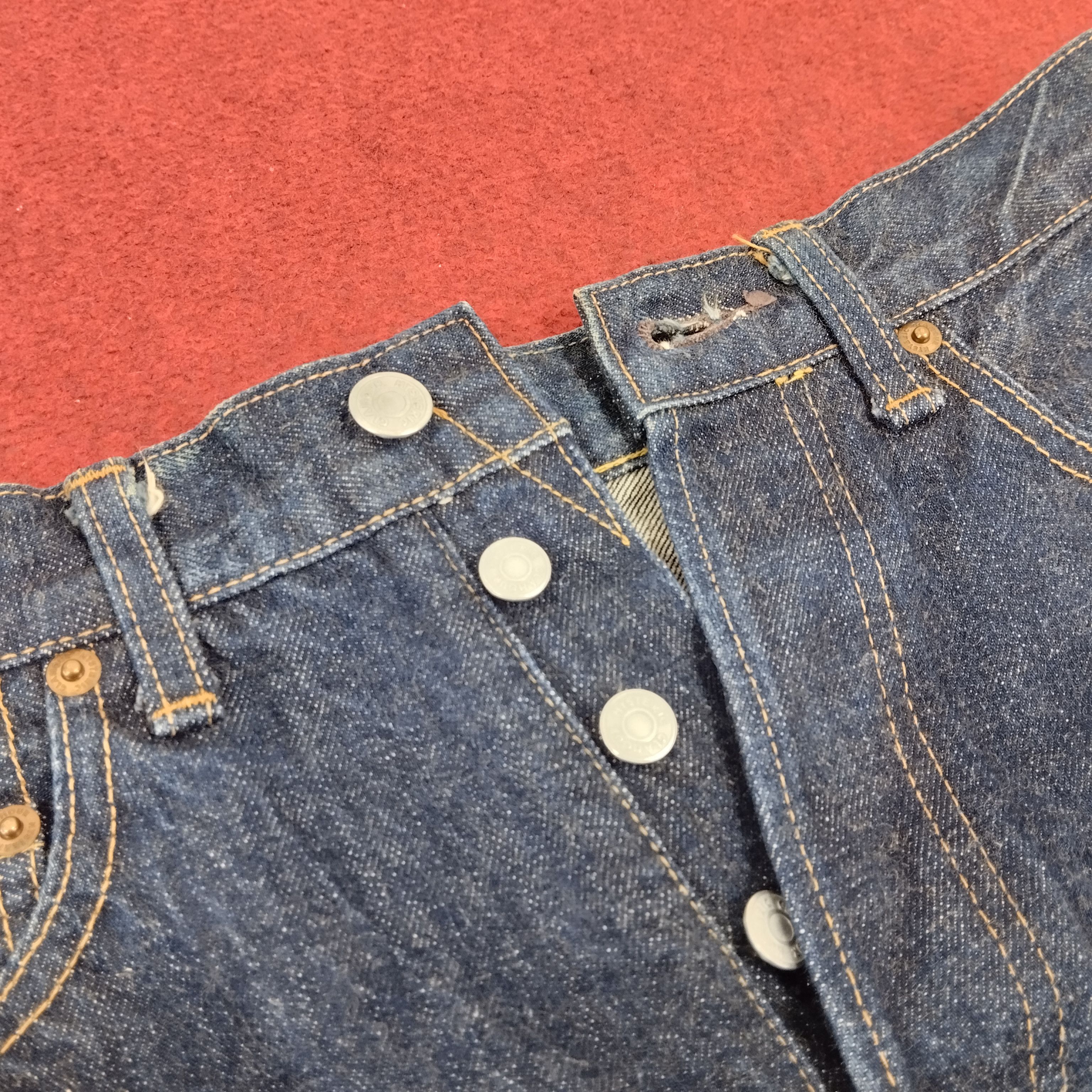 Hysteric Glamour × Japanese Brand × Vintage Hysteric Glamour Japanese Brand Custom Face Style Jeans Size US 27 - 7 Thumbnail