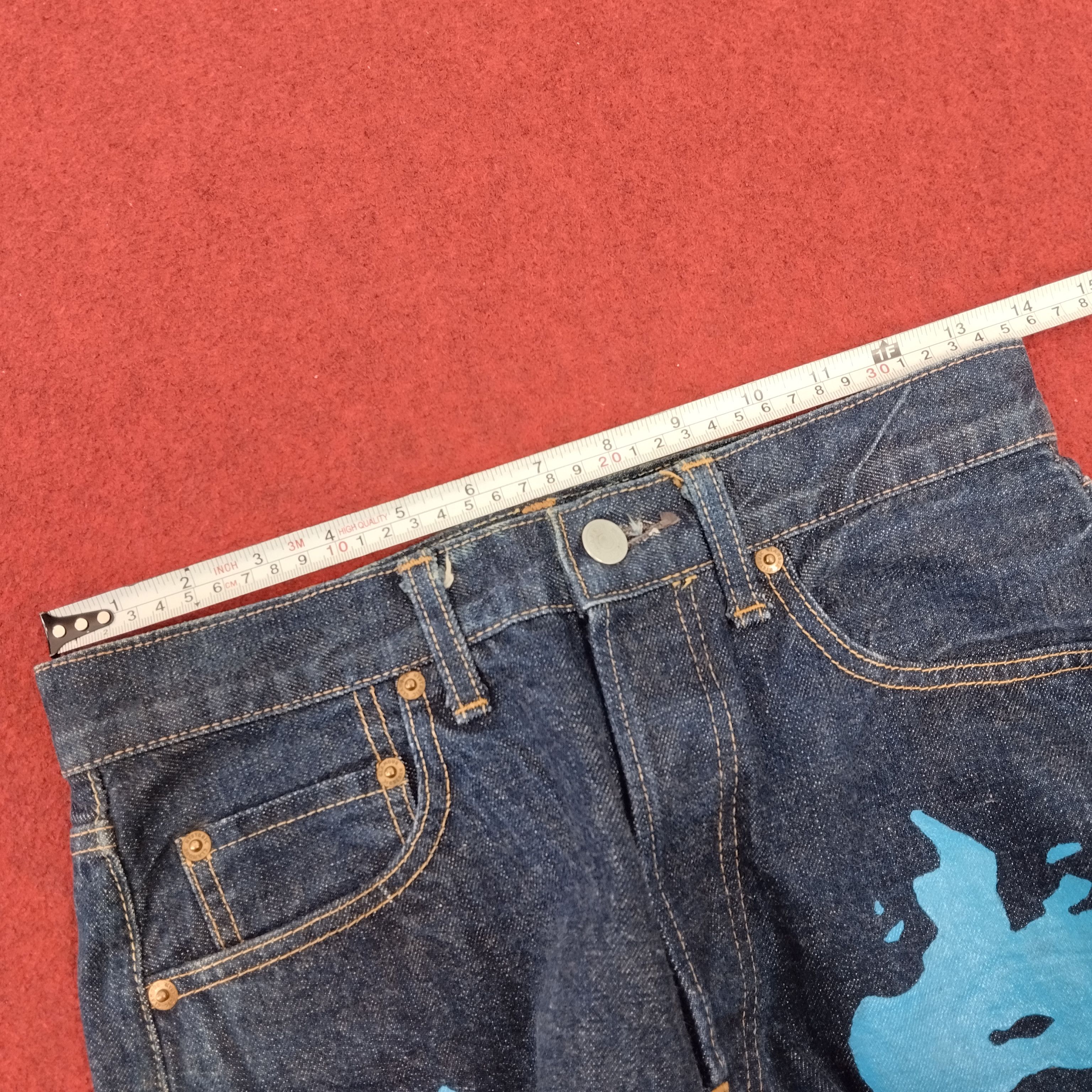 Hysteric Glamour × Japanese Brand × Vintage Hysteric Glamour Japanese Brand Custom Face Style Jeans Size US 27 - 16 Thumbnail