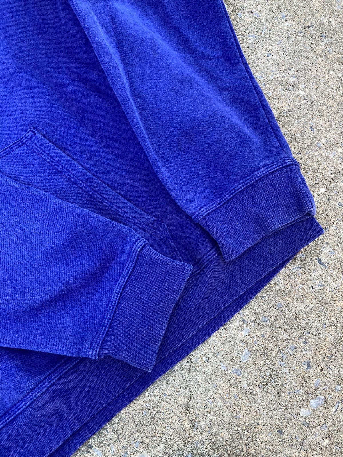 Nike × Vintage Vintage Y2K Nike Swoosh Hoodie Pullover Royal/ Volt Size US XXL / EU 58 / 5 - 4 Thumbnail