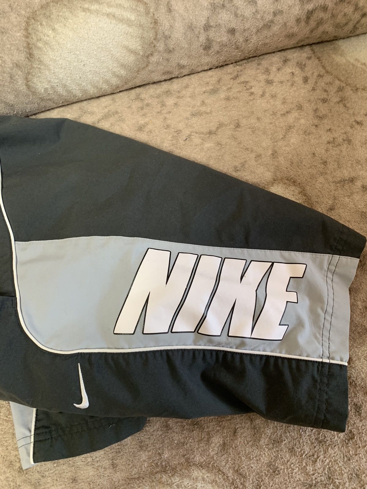 Nike × Vintage Vintage Nike y2k swoosh shorts big logo Size US 33 - 8 Thumbnail