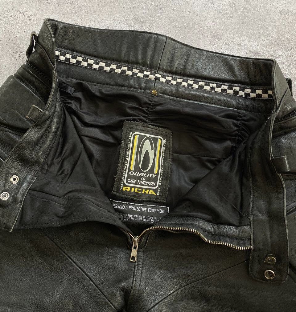 Genuine Leather Richa Vintage Leather Motorcycle Pants Size US 36 / EU 52 - 14 Thumbnail