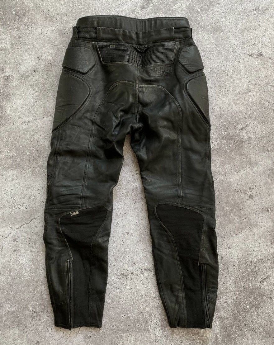 Genuine Leather Richa Vintage Leather Motorcycle Pants Size US 36 / EU 52 - 8 Thumbnail