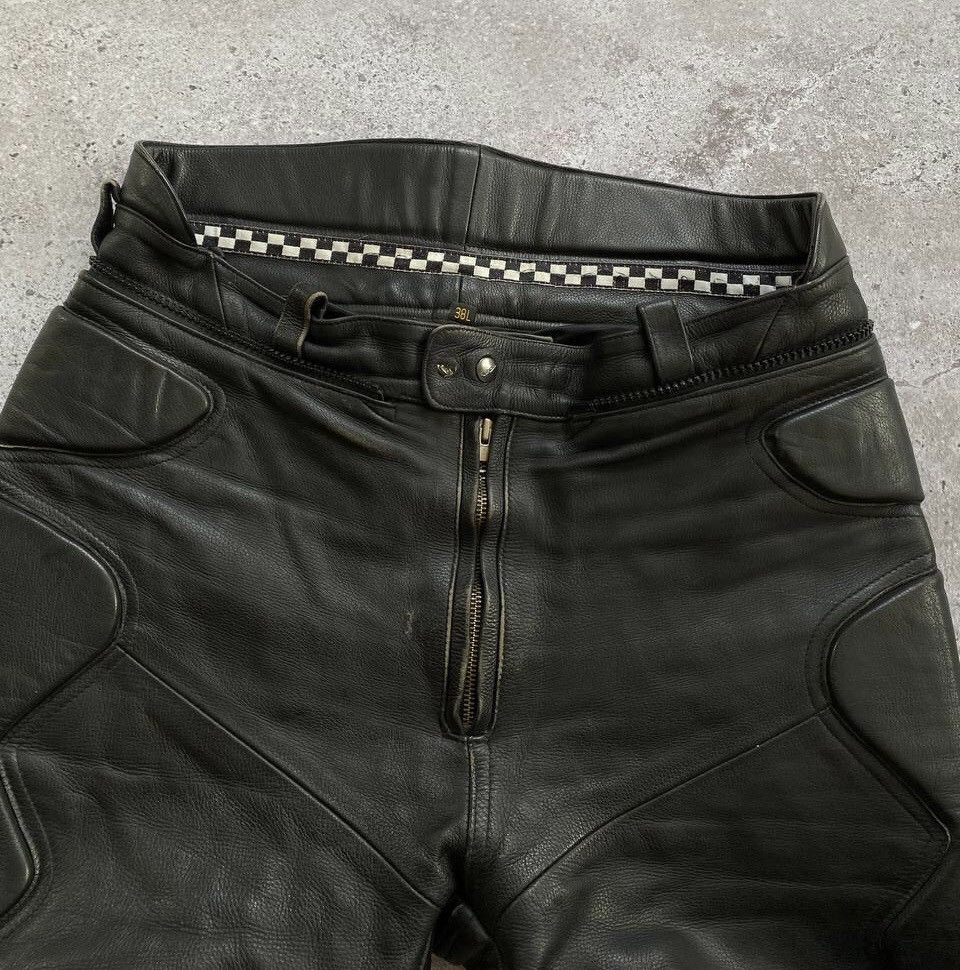 Genuine Leather Richa Vintage Leather Motorcycle Pants Size US 36 / EU 52 - 4 Thumbnail