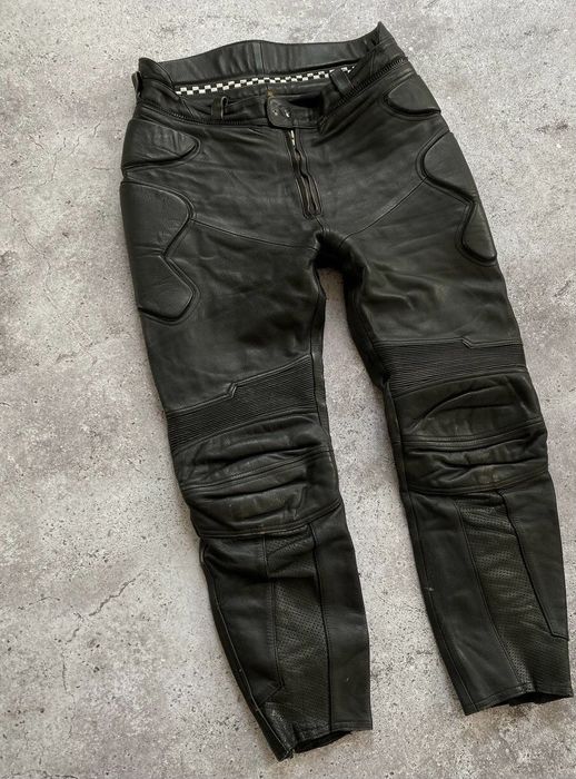 Genuine Leather Richa Vintage Leather Motorcycle Pants | Grailed