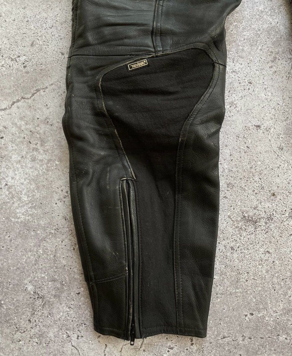 Genuine Leather Richa Vintage Leather Motorcycle Pants Size US 36 / EU 52 - 12 Thumbnail