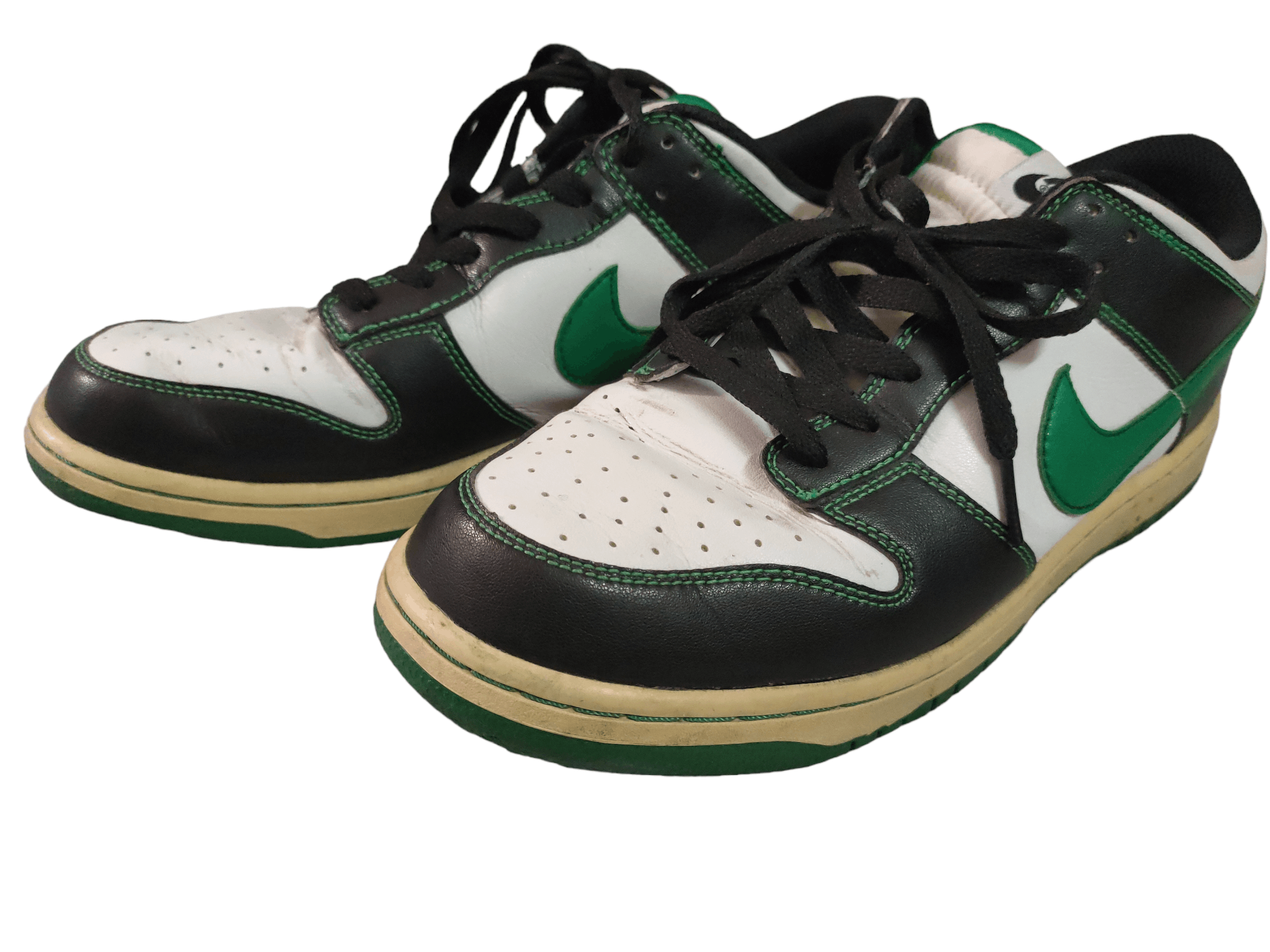 Nike × Nike SB Nike SB Dunk Low Green White Size US 9.5 / EU 42-43 - 3 Thumbnail
