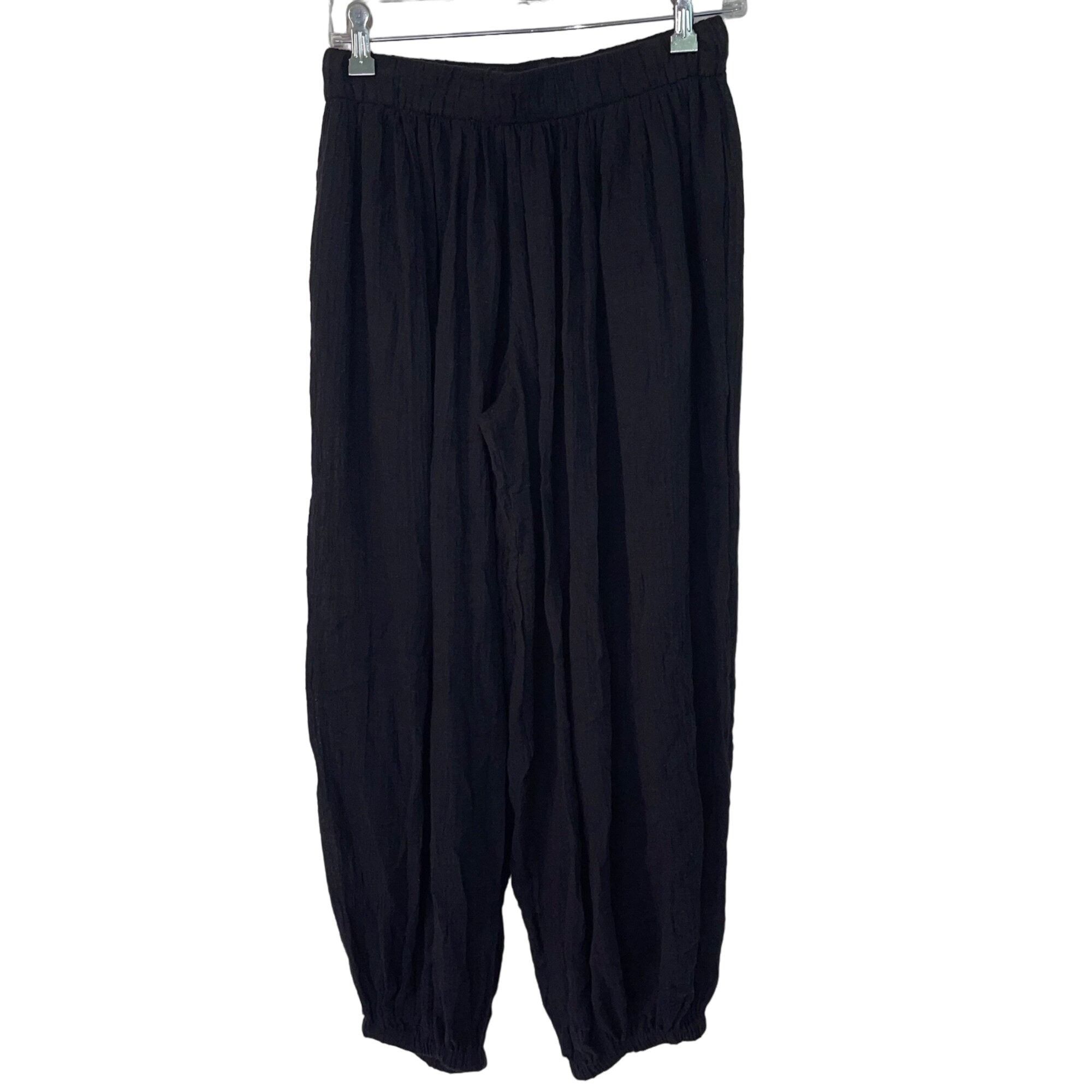Sunday Atelier Womens Harem Pants Size Small Black